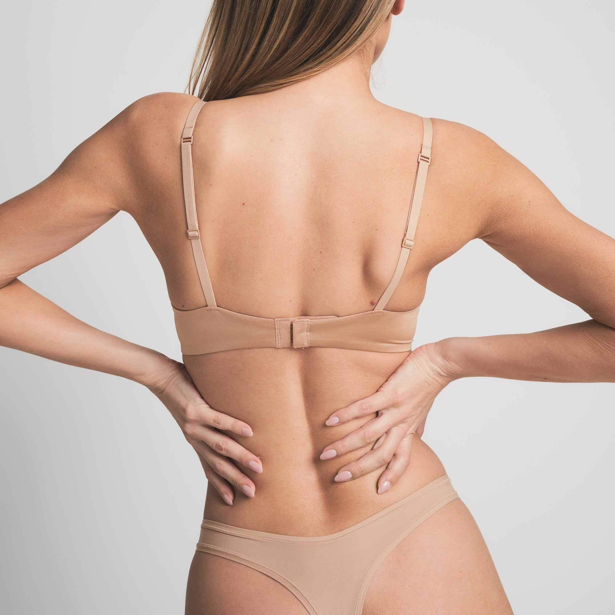 WIRELESS FORM PUSH-UP PLUNGE BRA | CLAY - Image 4