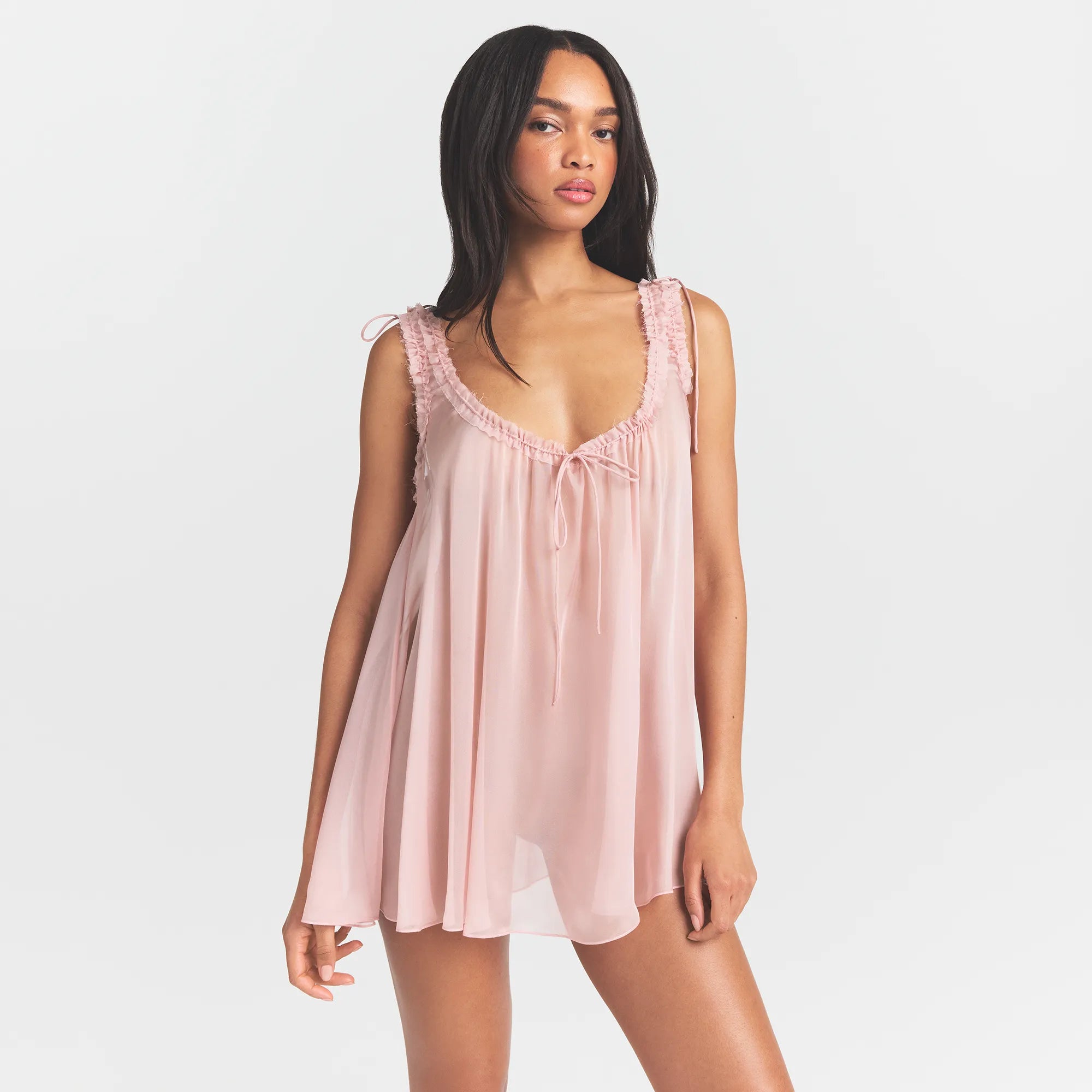 SKIMS ROMANCE MINI DRESS | MORGANITE - Image 3