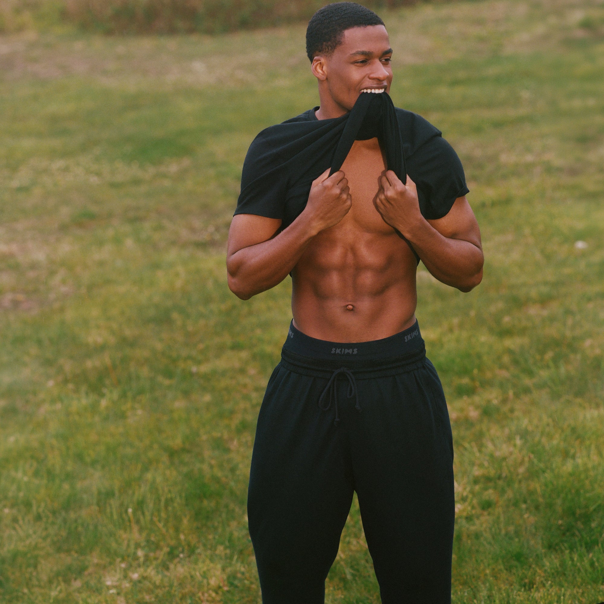 HEAVYWEIGHT FLEECE MENS STRAIGHT LEG PANT | WASHED ONYX - Image 6
