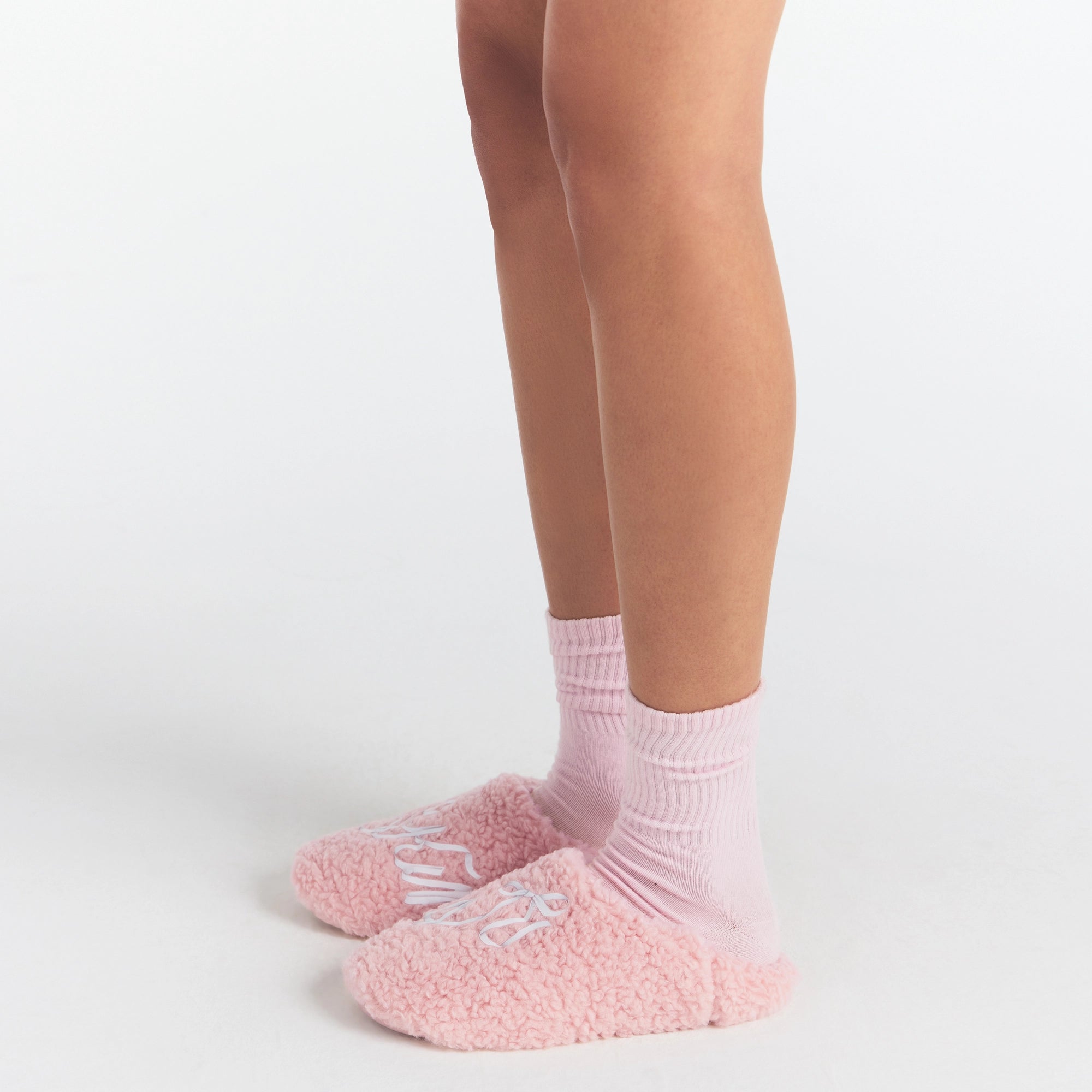 SKIMS ACCESSORIES SHERPA SLIPPER | PEONY SKIMS BOW - Image 5