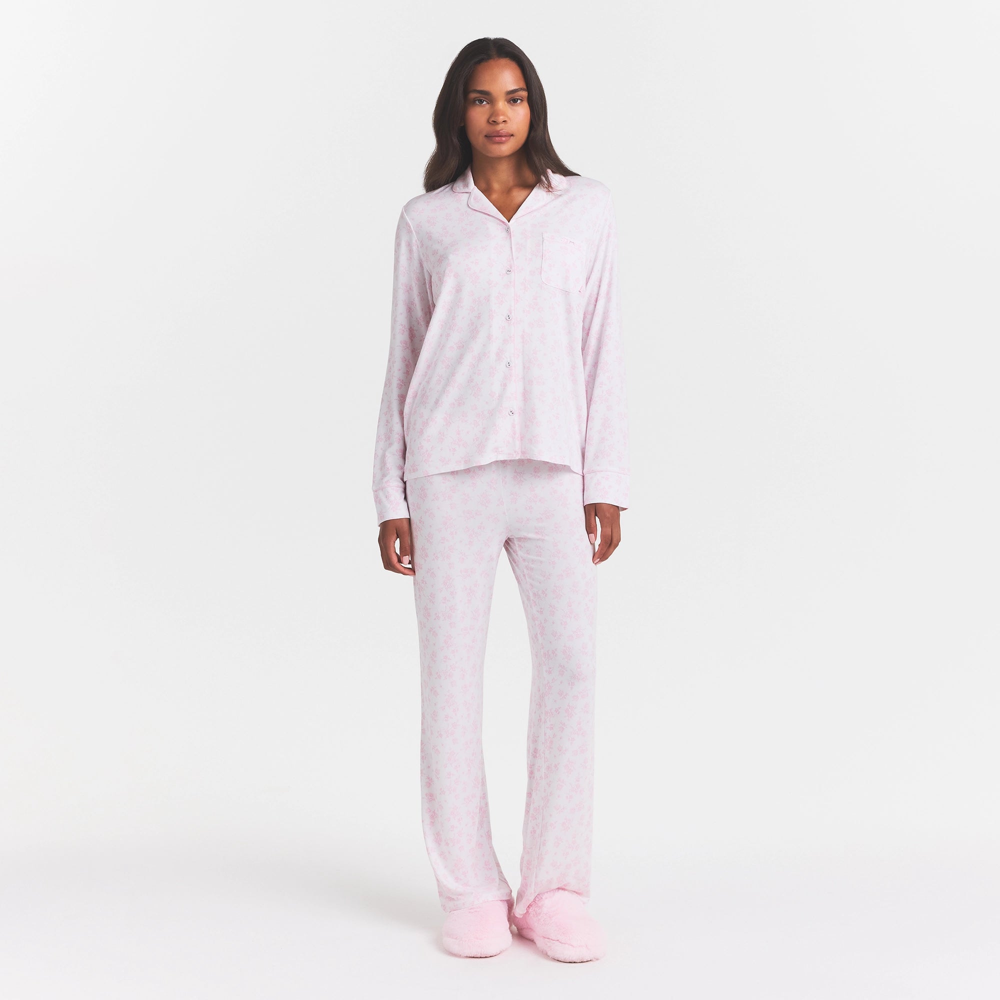 FAUX FUR SLIPPER | CHERRY BLOSSOM - Image 4