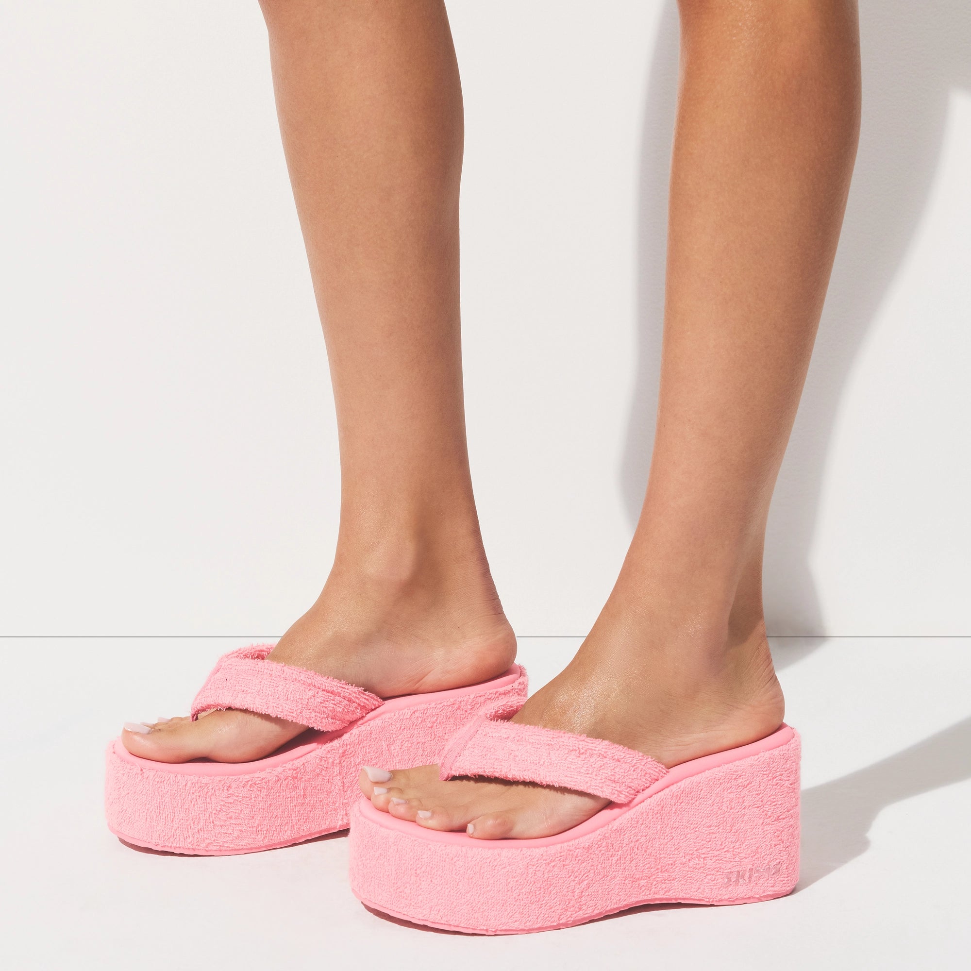 TERRY PLATFORM SANDAL | MELON - Image 2