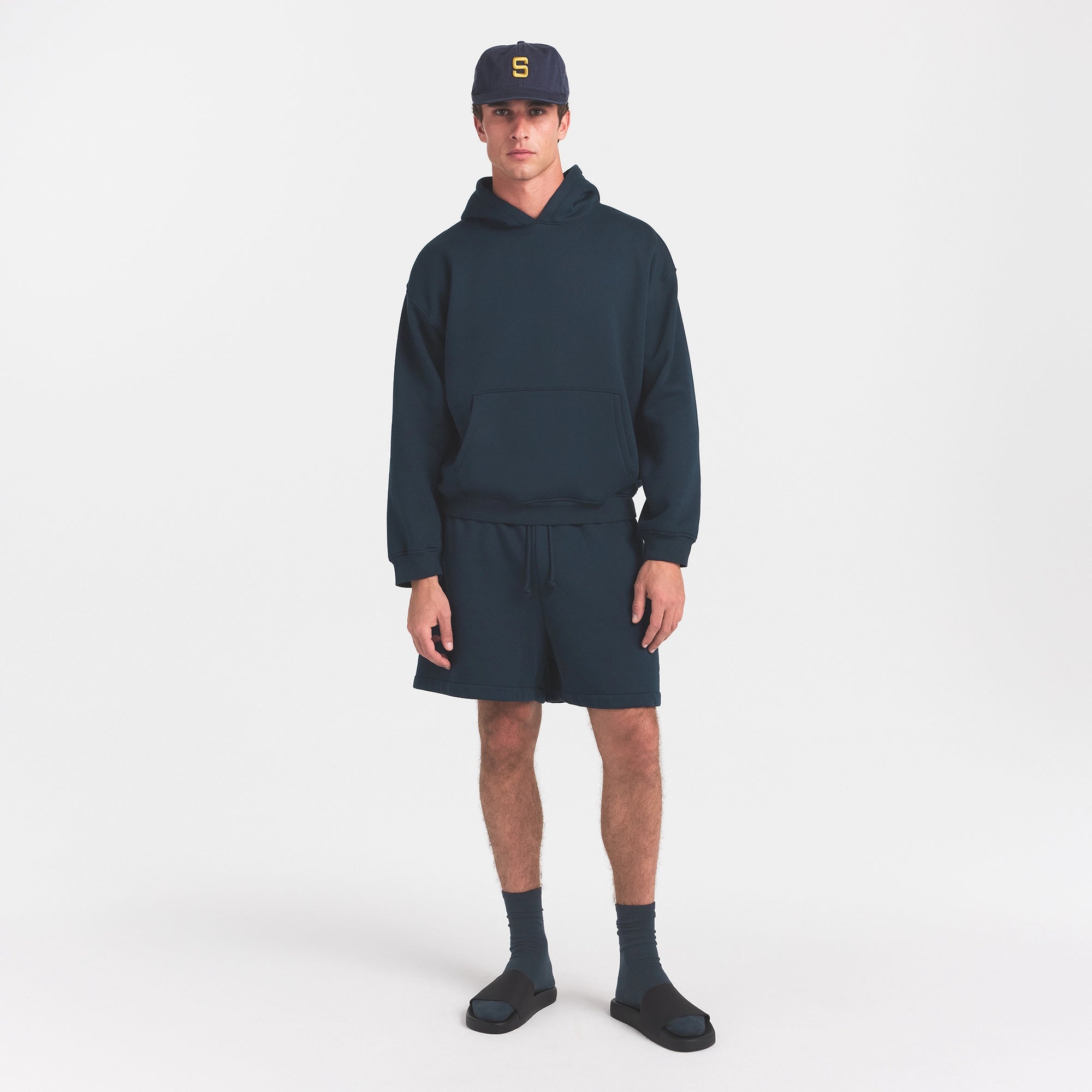 SKIMS ACCESSORIES MENS BASEBALL CAP | NAVY - Image 2