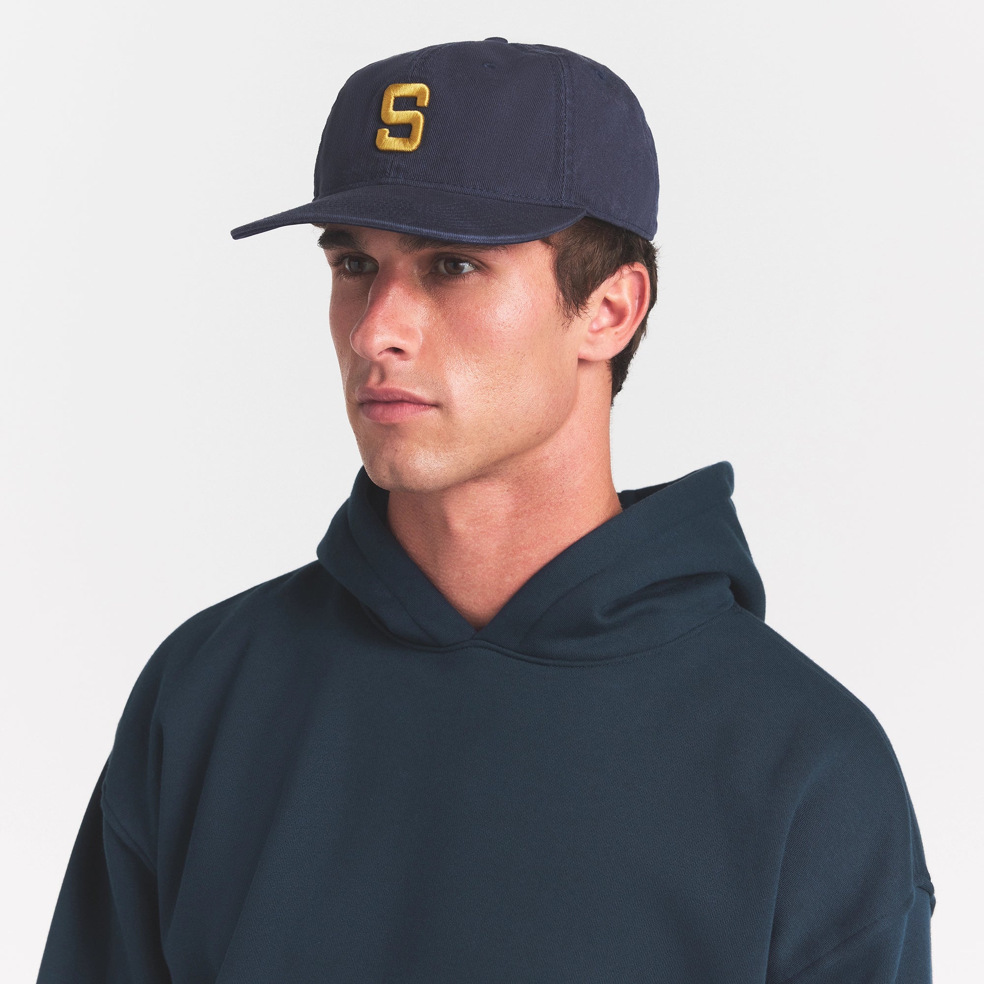 SKIMS ACCESSORIES MENS BASEBALL CAP | NAVY - Image 3