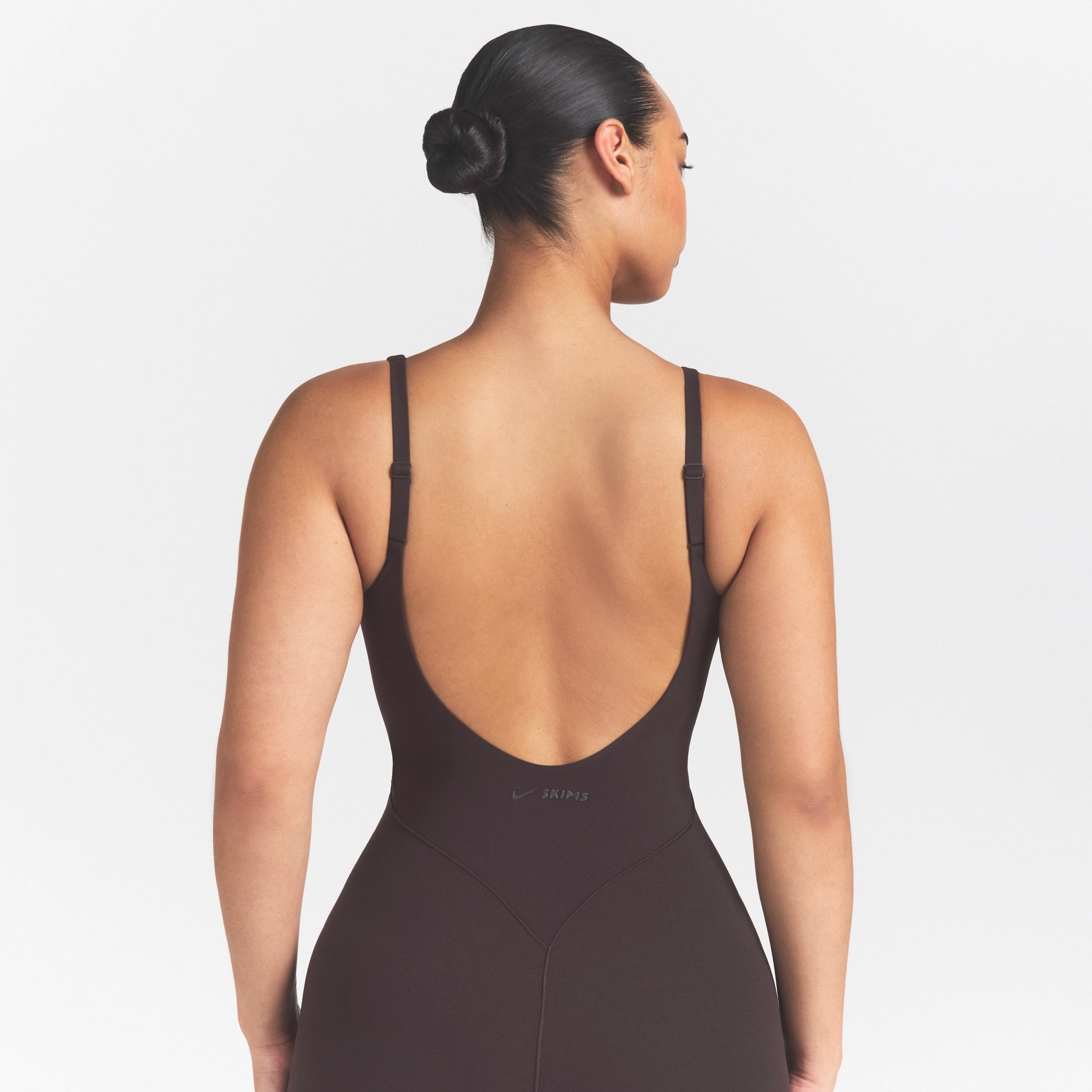NikeSKIMS STUDIO STRETCH 29 ONE PIECE | DARK ROAST - Image 4