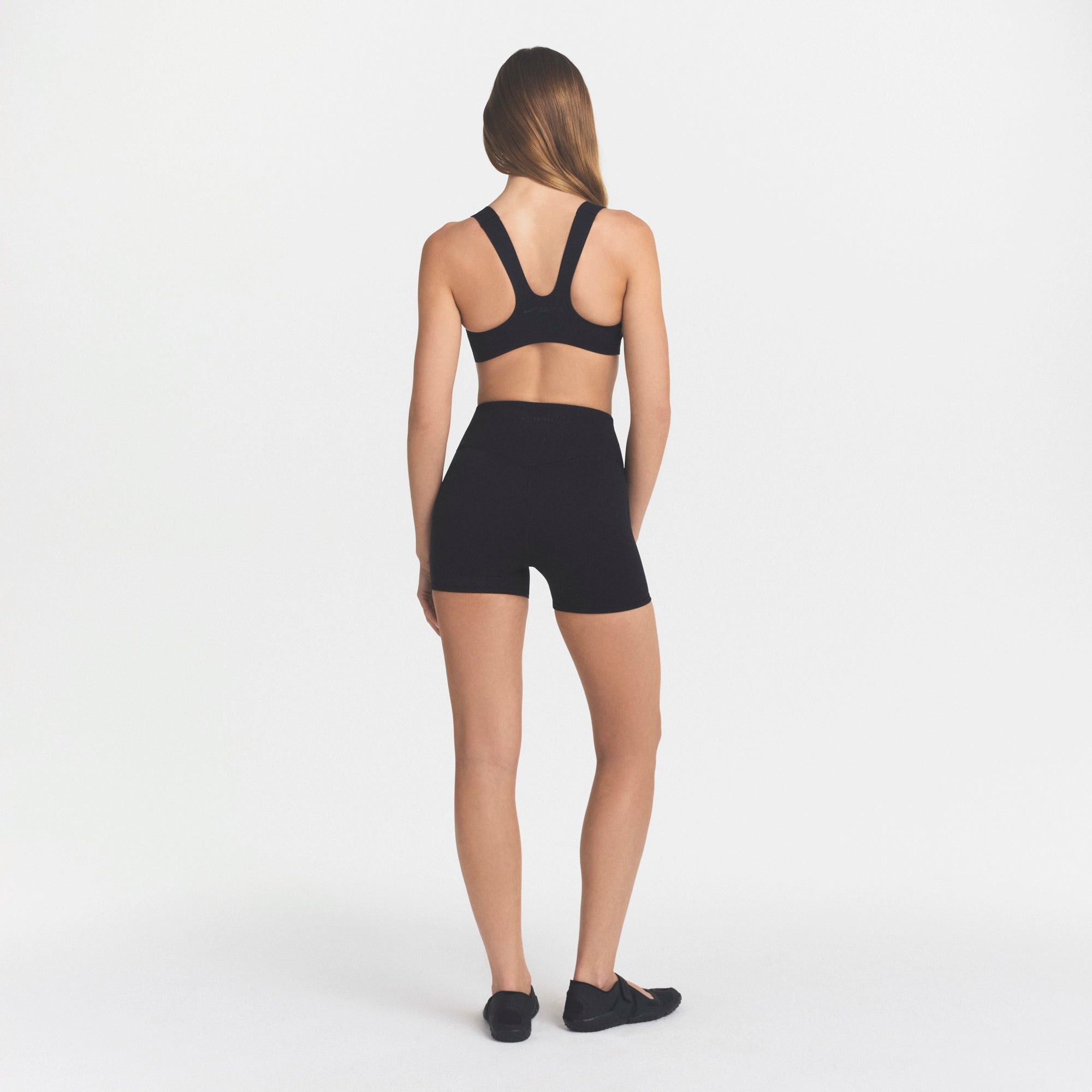 NikeSKIMS STUDIO STRETCH RACERBACK BRA | OBSIDIAN - Image 5