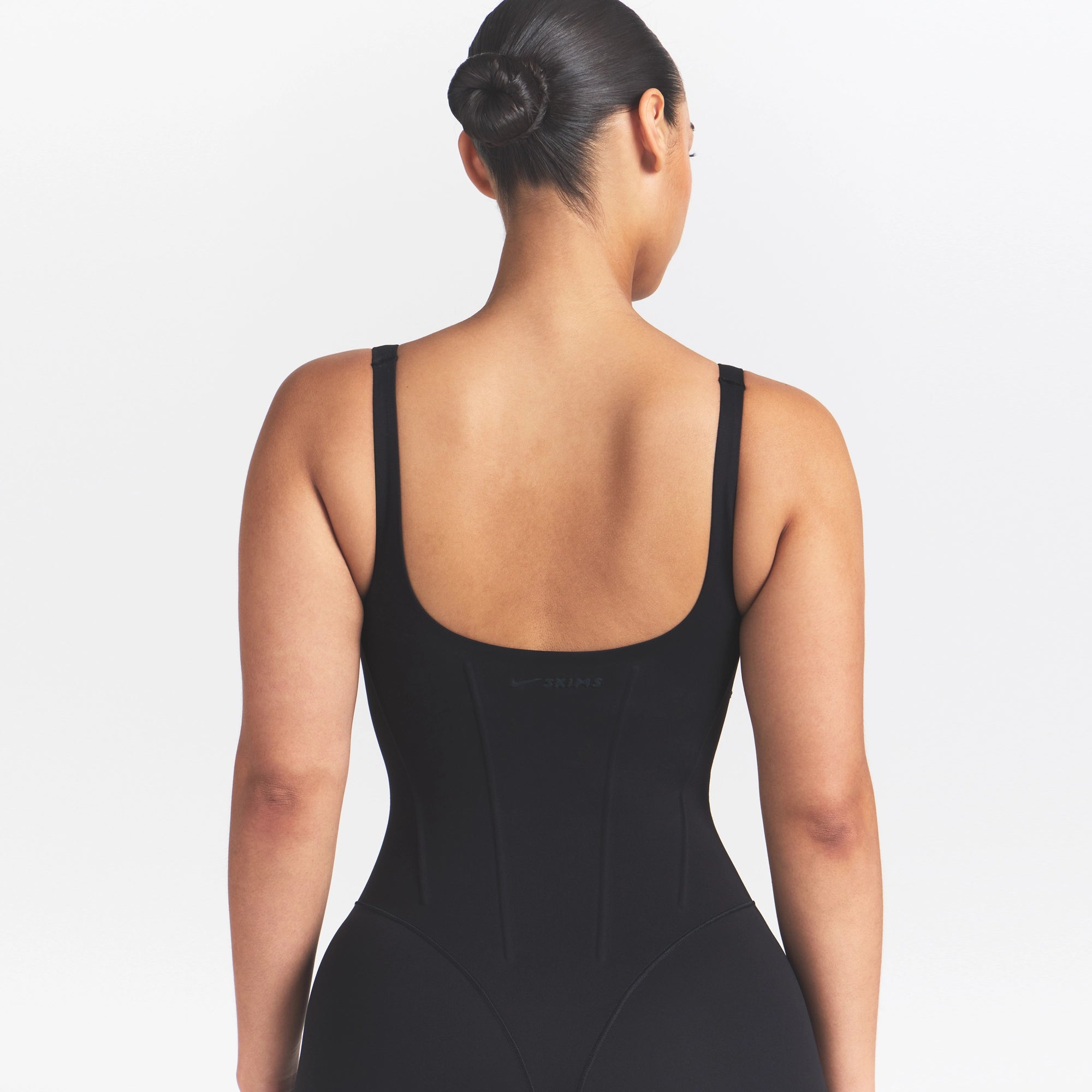 NikeSKIMS MATTE CORSET 2 ONE PIECE | OBSIDIAN - Image 6