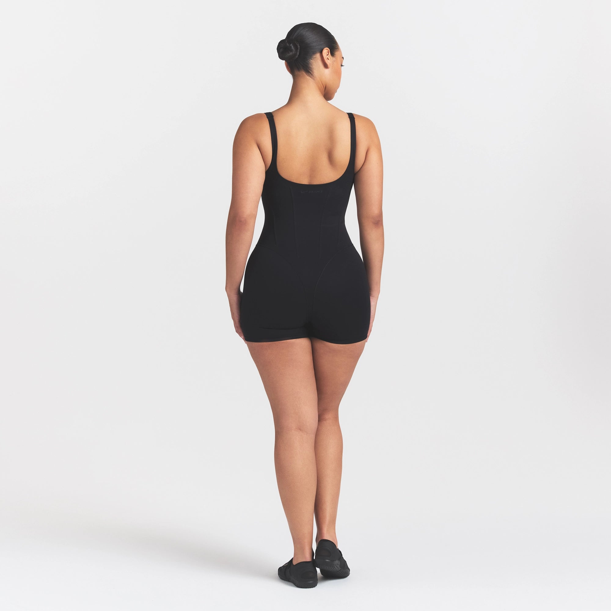 NikeSKIMS MATTE CORSET 2 ONE PIECE | OBSIDIAN - Image 5