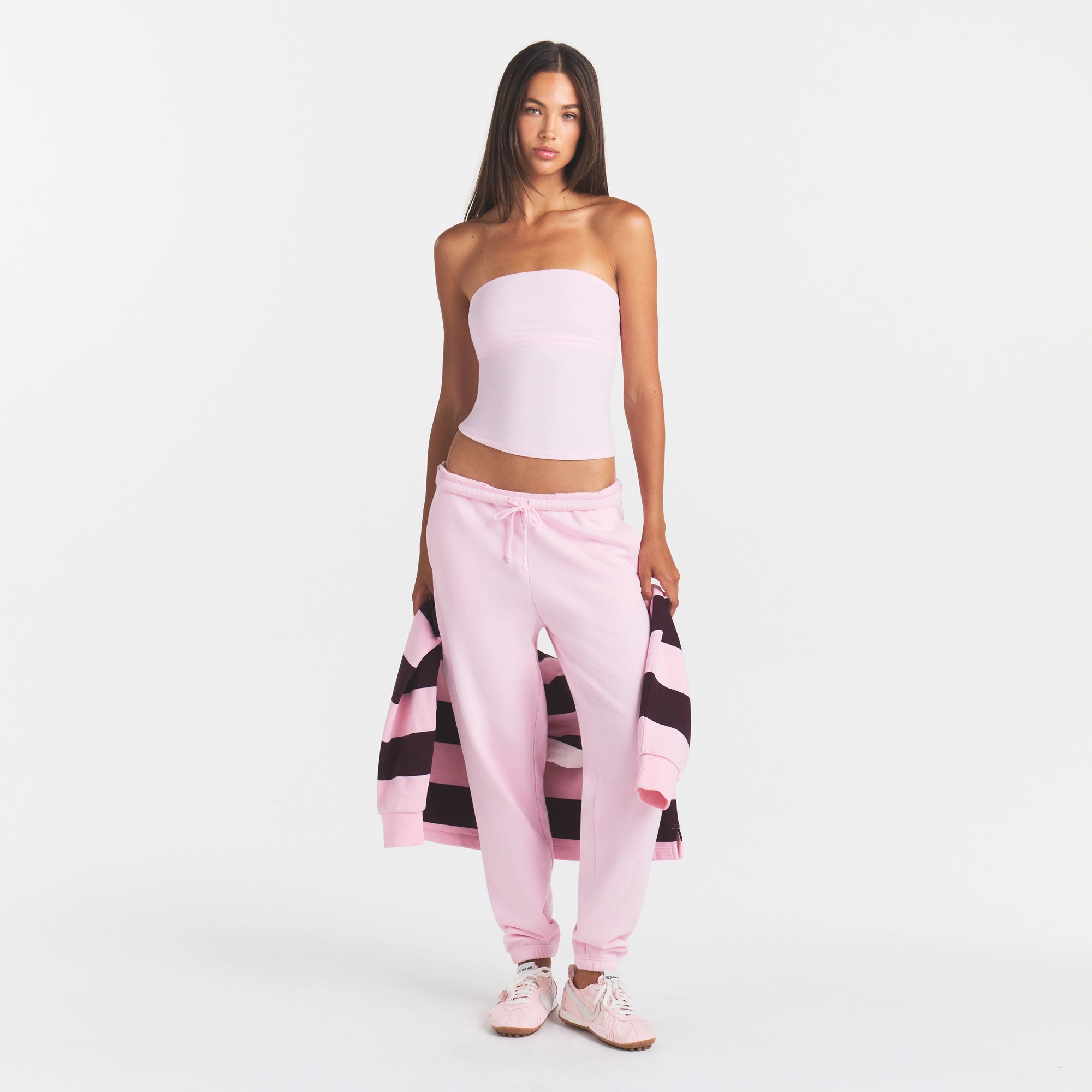 COTTON FLEECE CLASSIC JOGGER | CHERRY BLOSSOM - Image 5