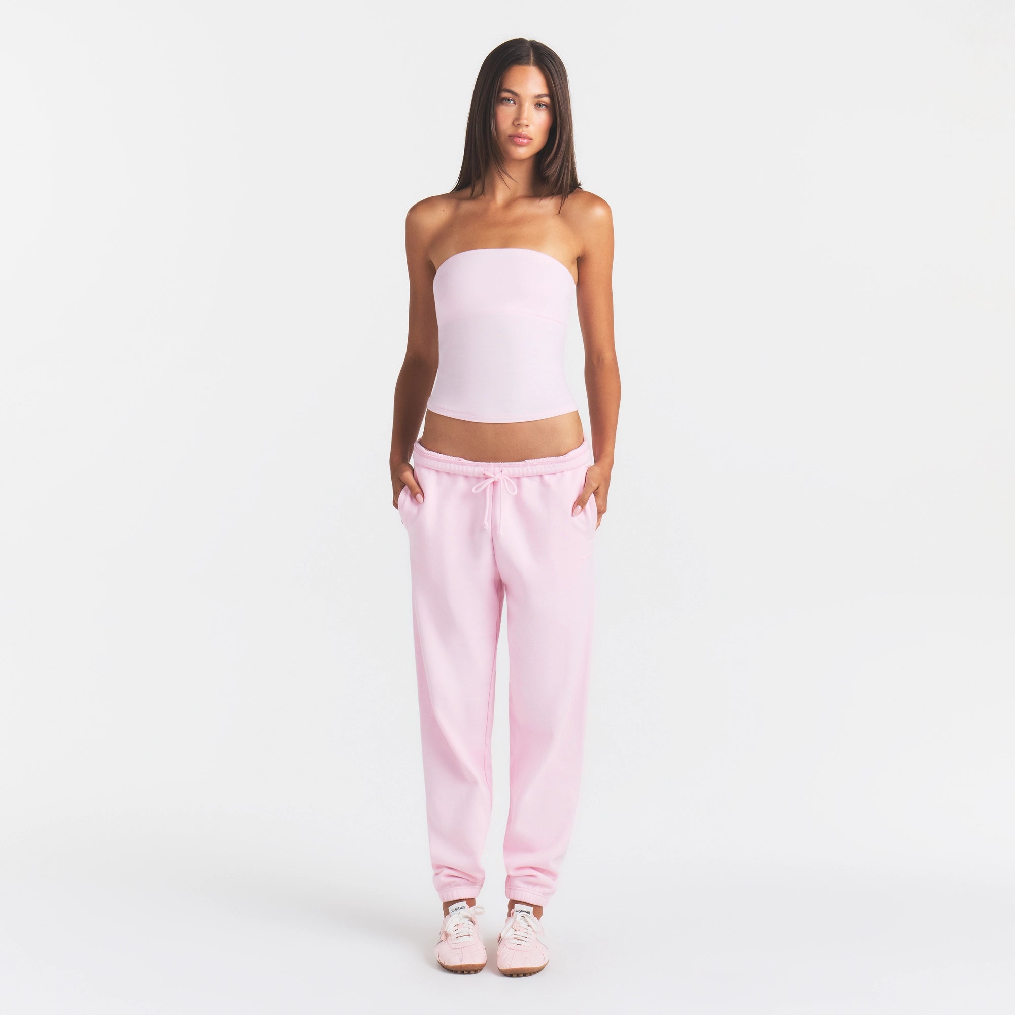 COTTON FLEECE CLASSIC JOGGER | CHERRY BLOSSOM - Image 2