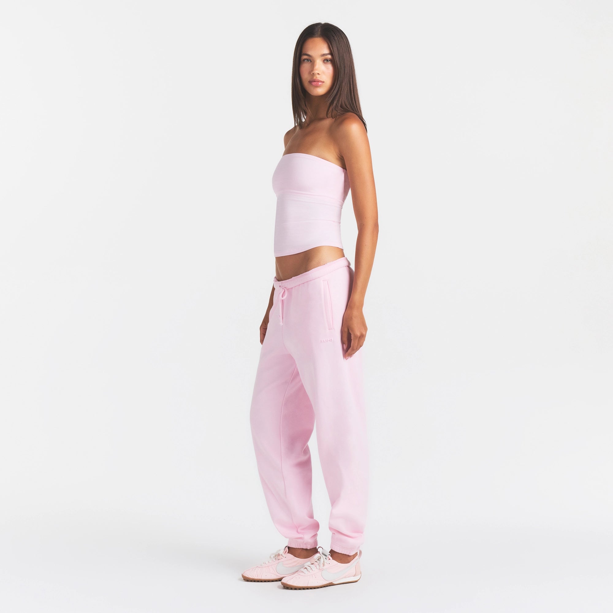 COTTON FLEECE CLASSIC JOGGER | CHERRY BLOSSOM - Image 4