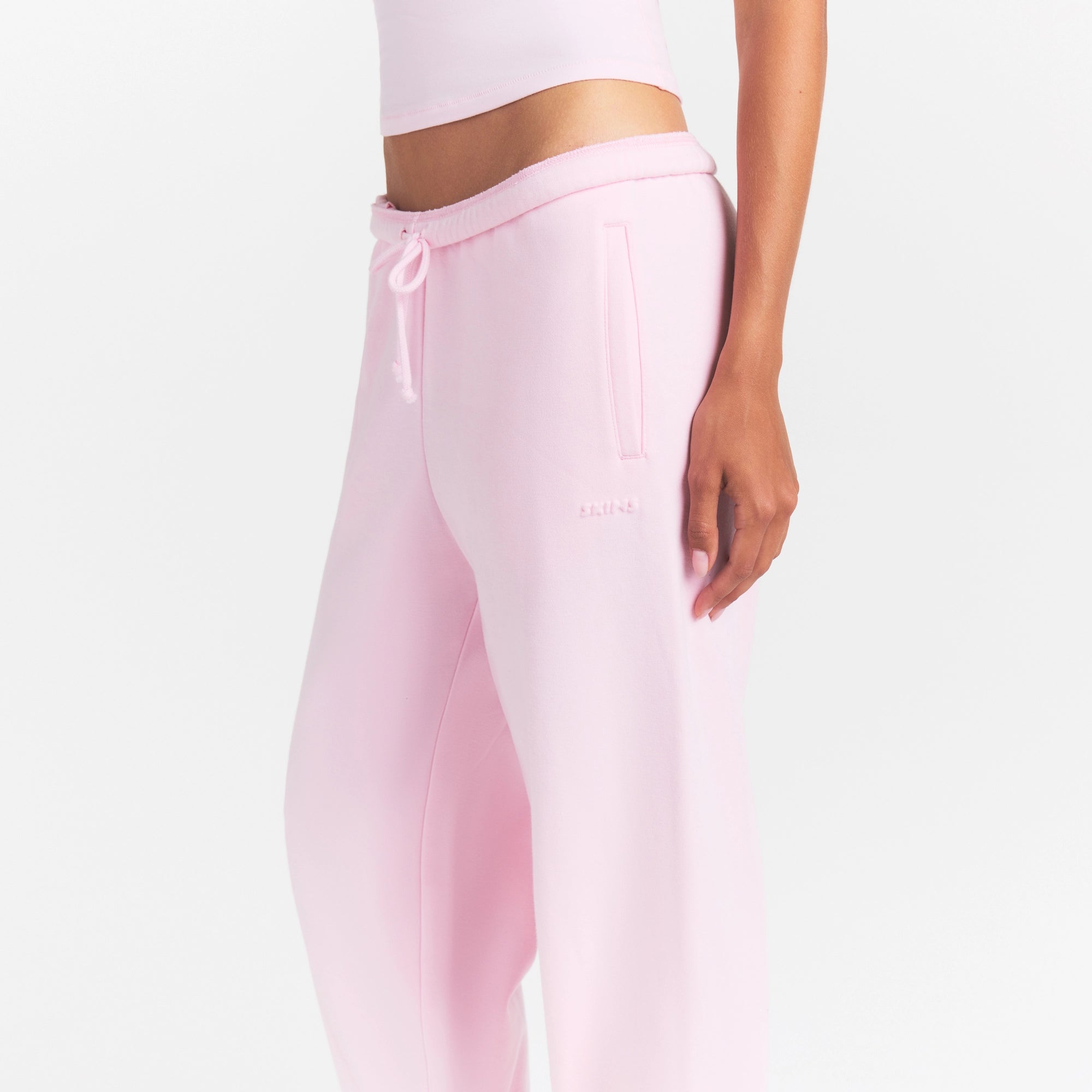 COTTON FLEECE CLASSIC JOGGER | CHERRY BLOSSOM - Image 3