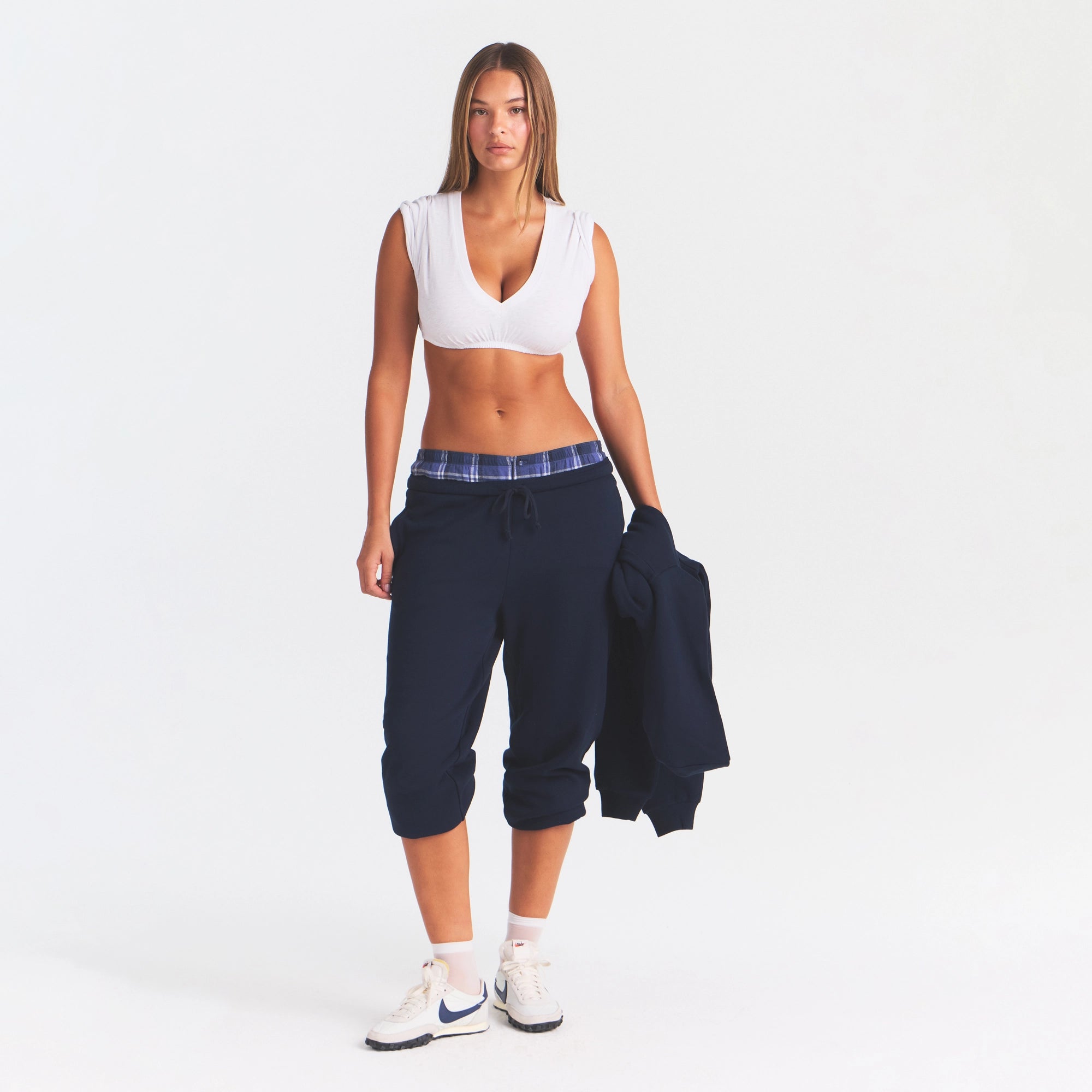 COTTON FLEECE CLASSIC JOGGER | NAVY - Image 2