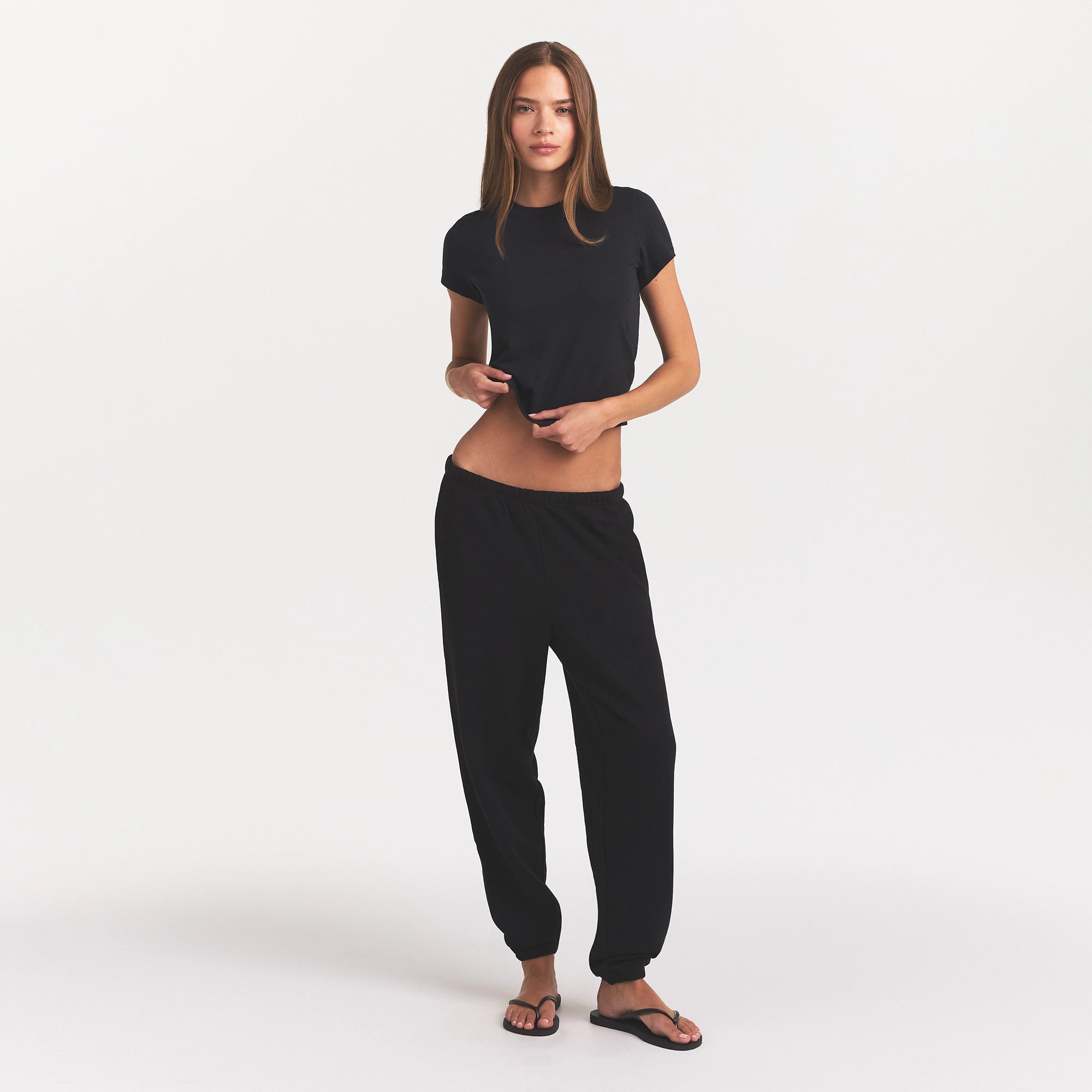 COTTON FLEECE CLASSIC JOGGER | ONYX - Image 2