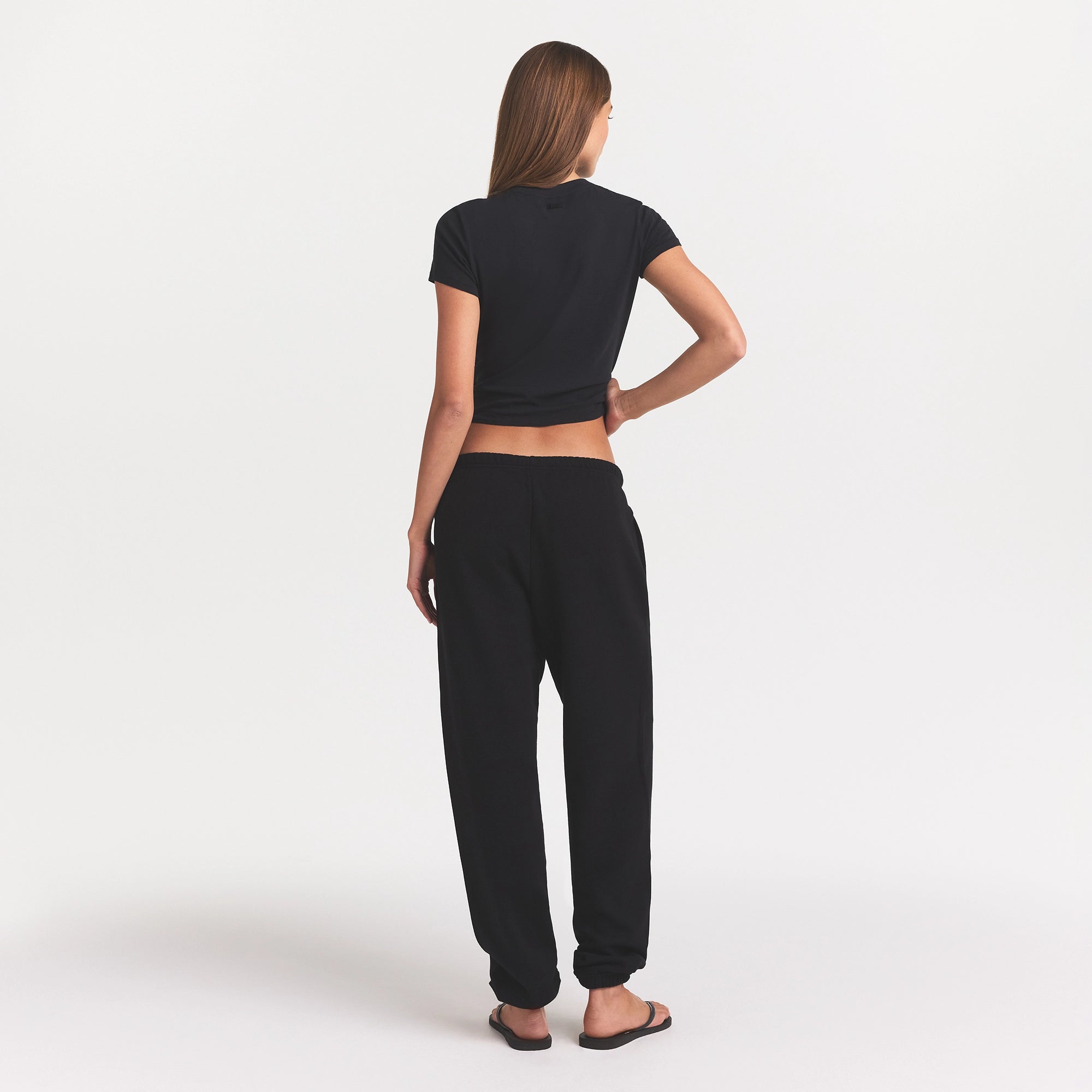 COTTON FLEECE CLASSIC JOGGER | ONYX - Image 3
