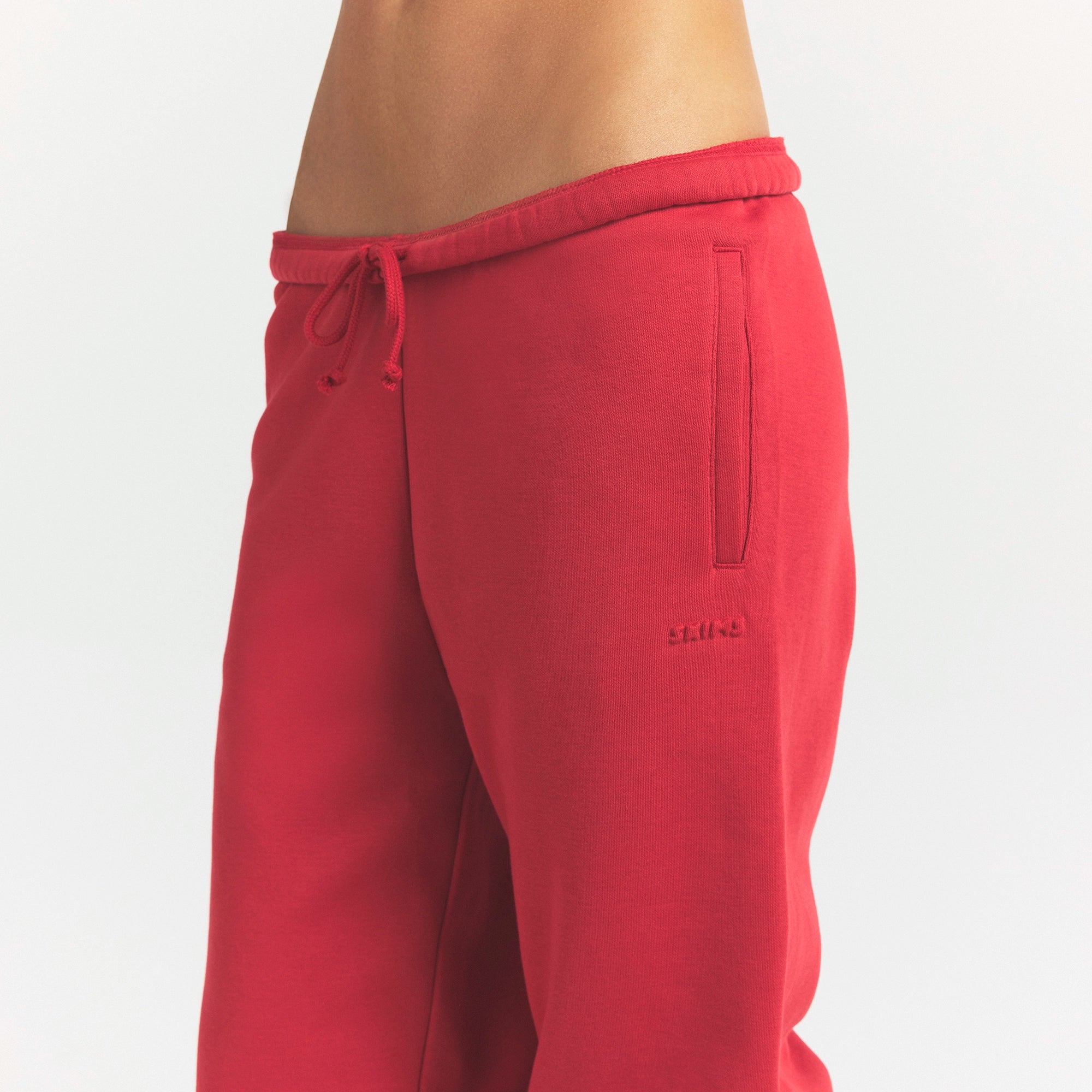 COTTON FLEECE CLASSIC JOGGER | WASHED RED - Image 4