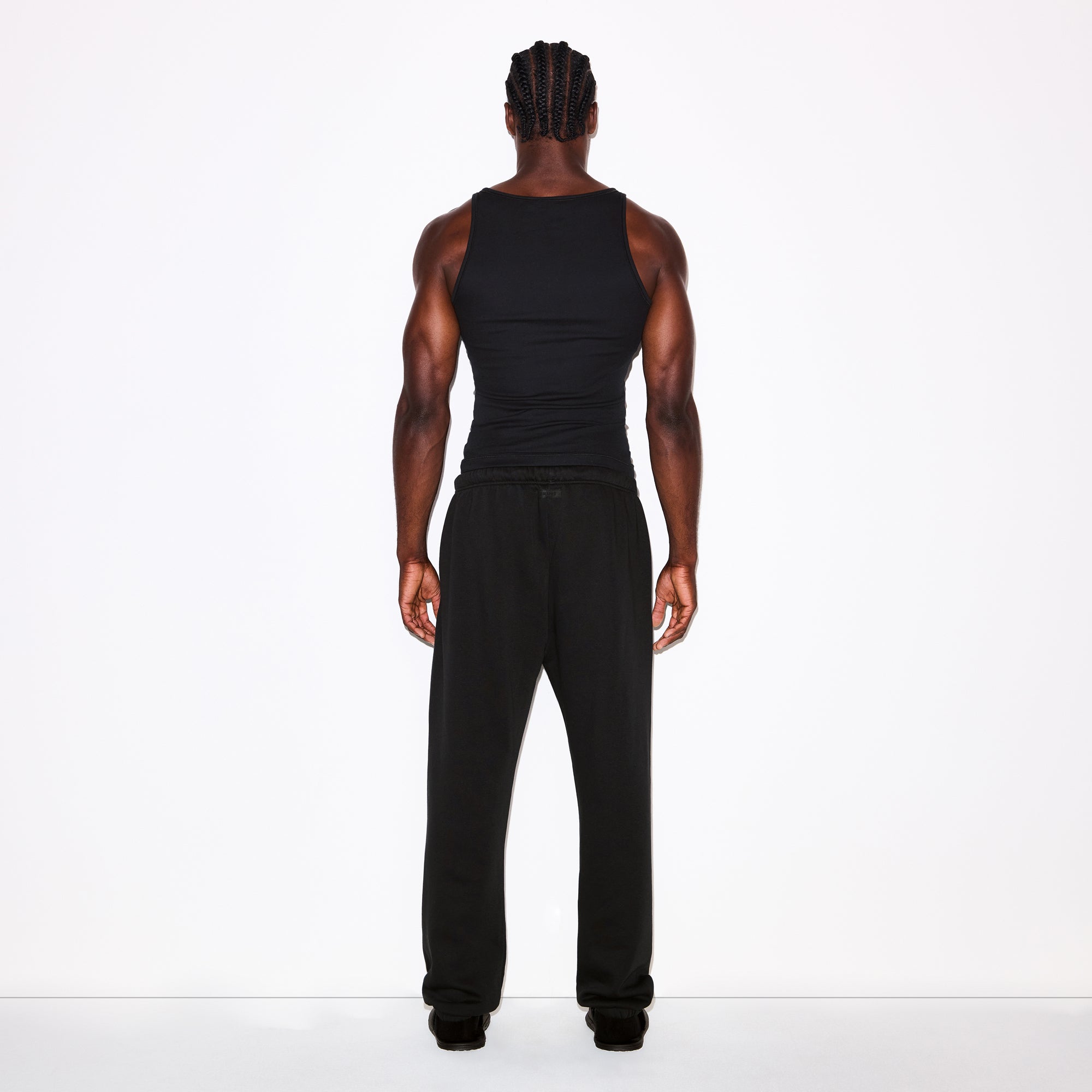 FLEECE LOUNGE MENS RELAXED JOGGER | WASHED ONYX - Image 6