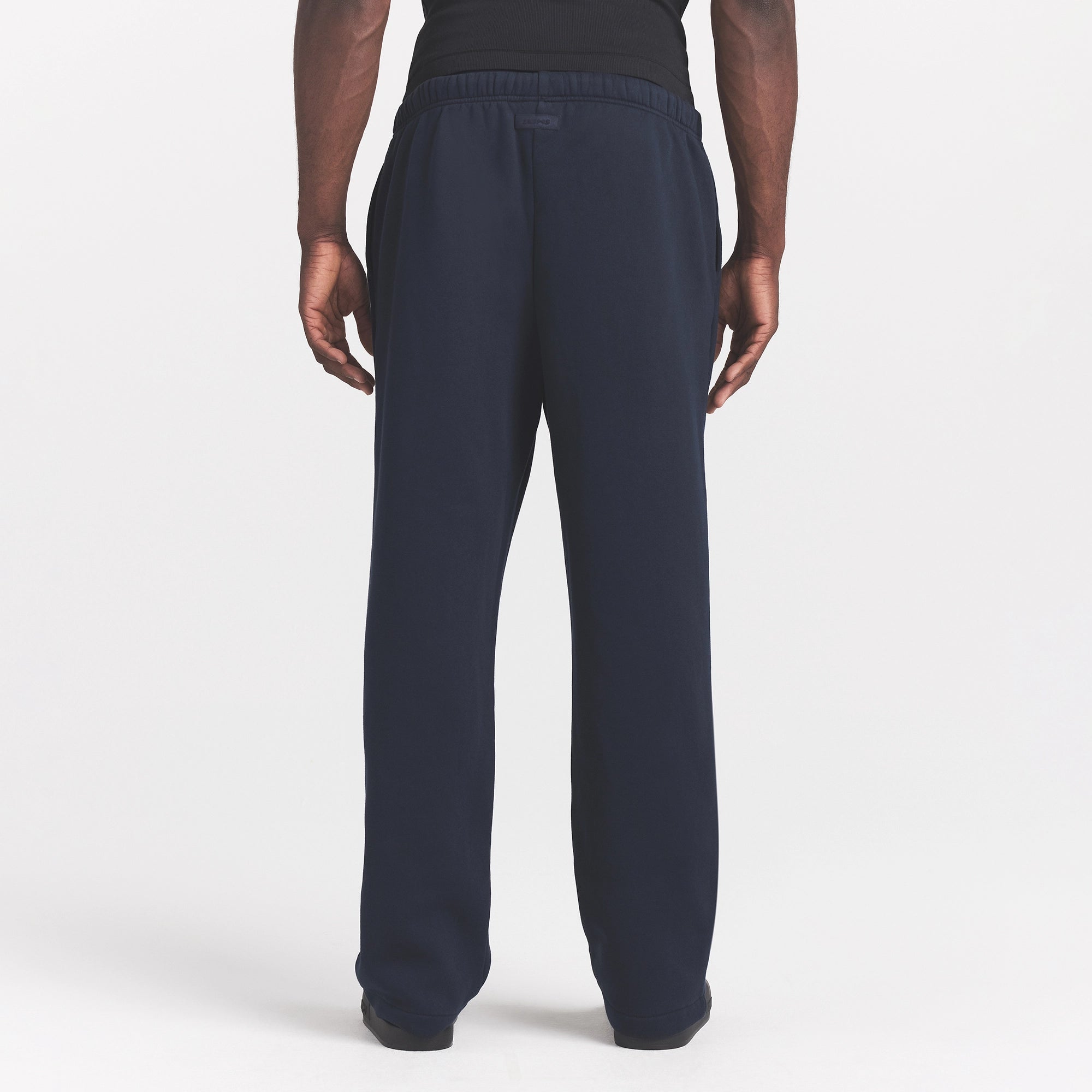 FLEECE LOUNGE MENS CLASSIC STRAIGHT LEG PANT | NAVY - Image 6