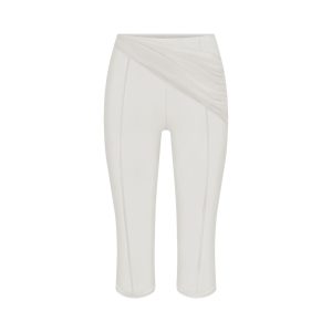 ULTRA FINE MESH DRAPED CAPRI | IVORY