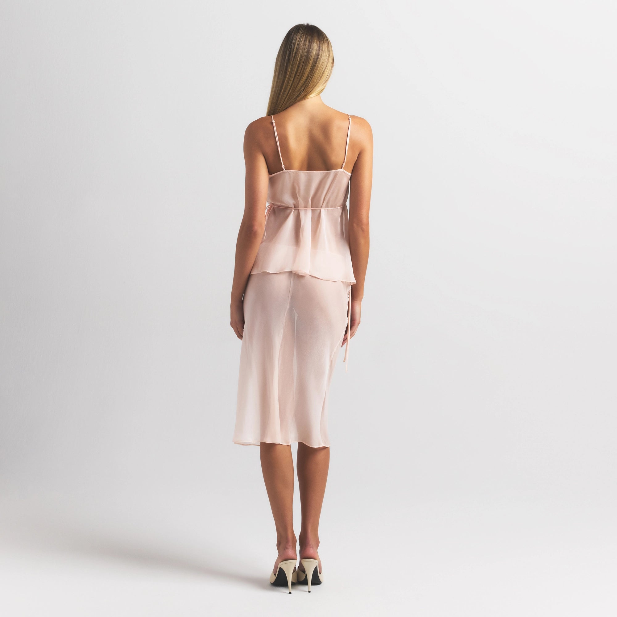 SKIMS ROMANCE WRAP CAMI TOP | PRIMROSE - Image 5