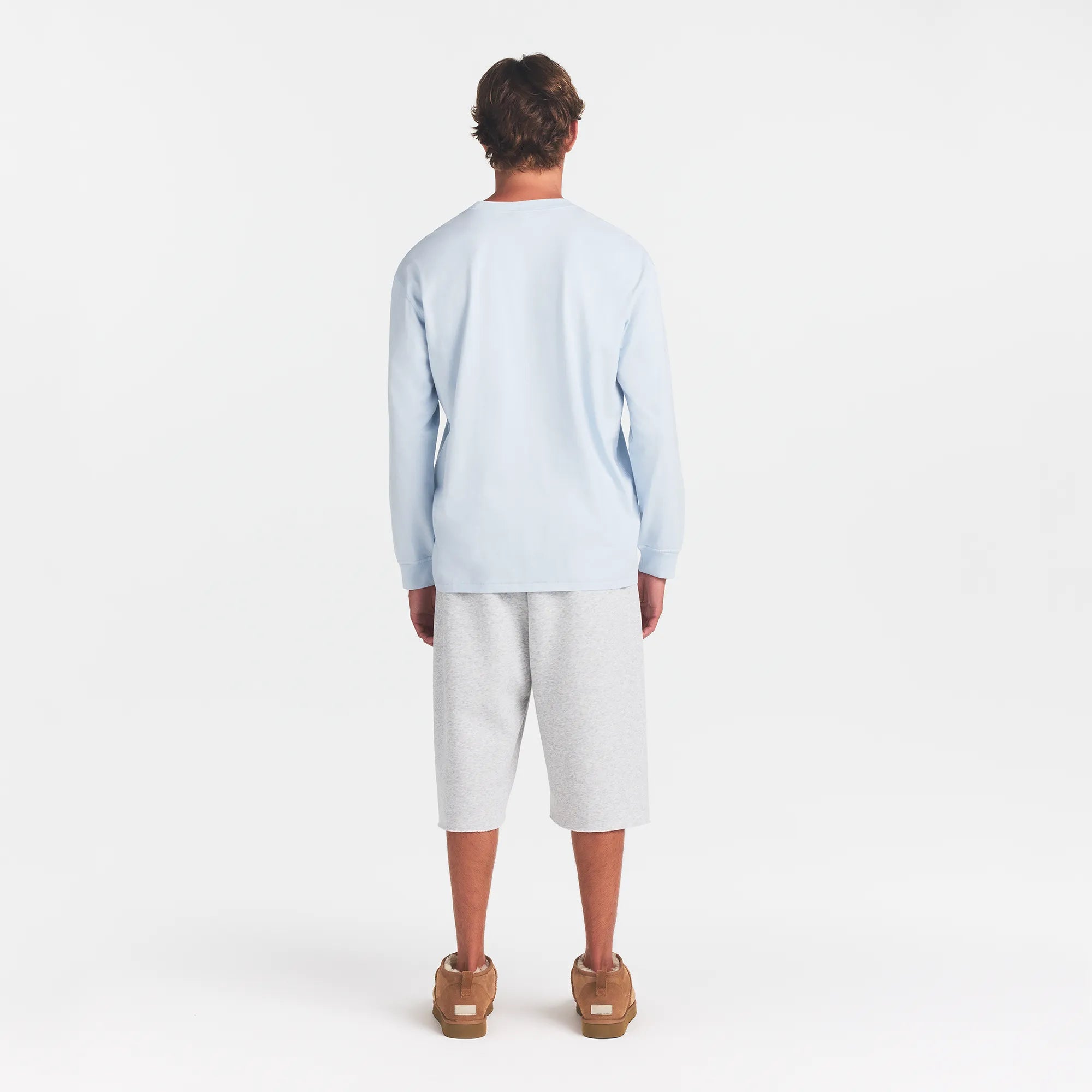 HEAVYWEIGHT COTTON MENS RELAXED LONG SLEEVE T-SHIRT | ATMOSPHERE - Image 4
