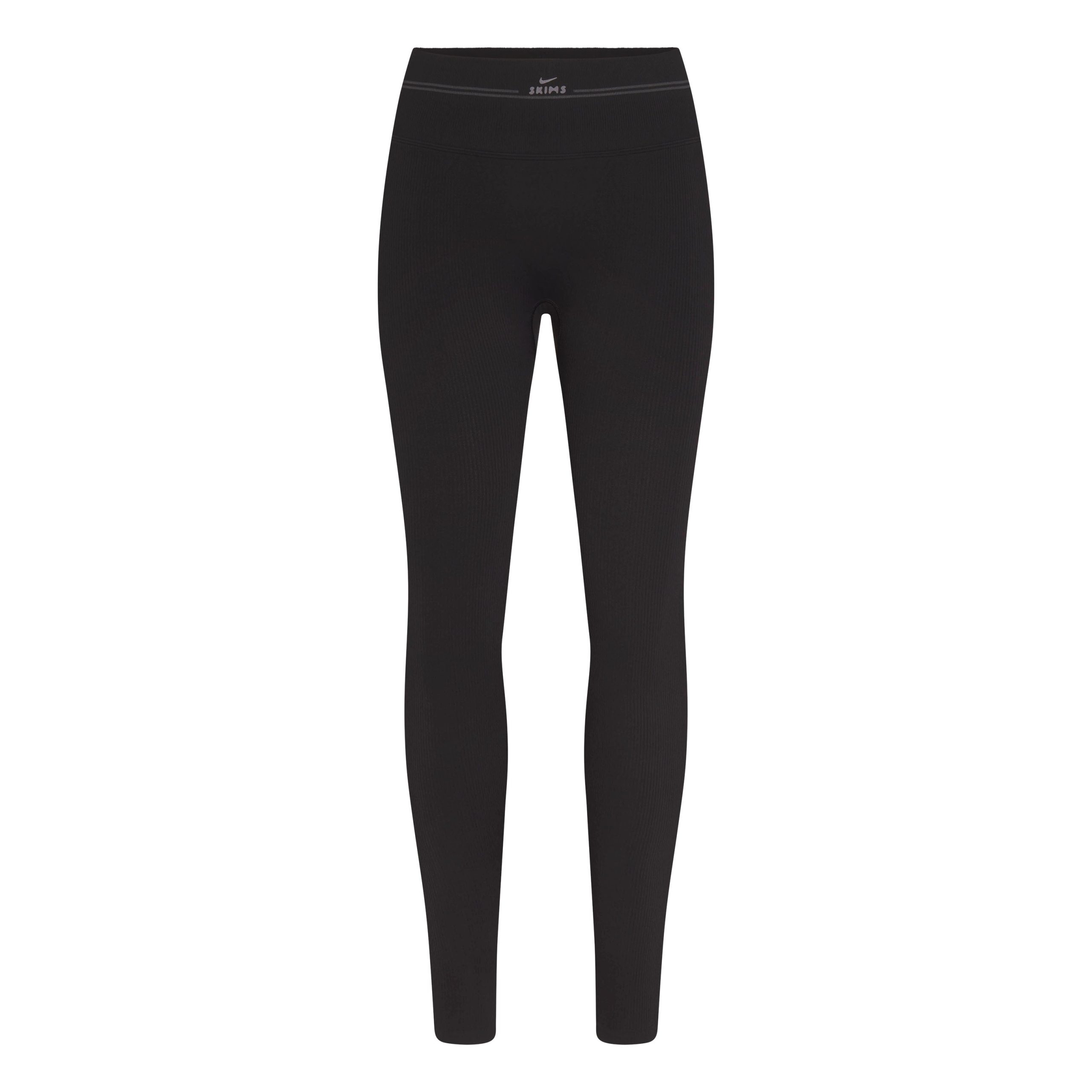 NikeSKIMS RIBBED SEAMLESS 26 LEGGING | OBSIDIAN