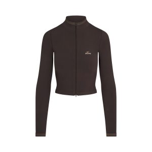 NikeSKIMS RIBBED SEAMLESS ZIP UP CROP JACKET | PHOENIX