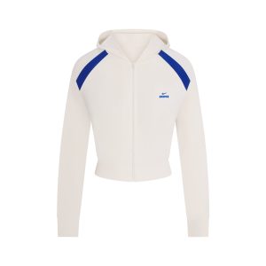 NikeSKIMS STRETCH KNIT SHRUNKEN ZIP HOODIE | IVORY
