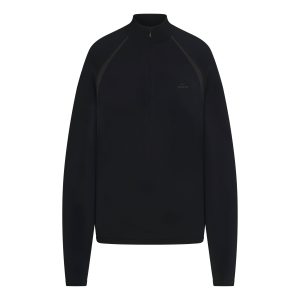 NikeSKIMS STRETCH KNIT LONG SLEEVE HALF ZIP | OBSIDIAN