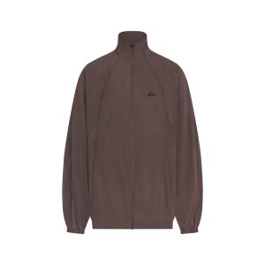 NikeSKIMS STRETCH NYLON OVERSIZED TRACK JACKET | RESIN