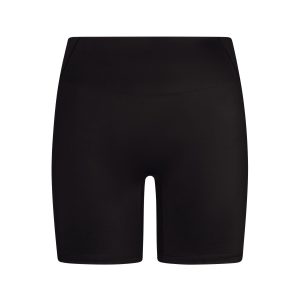 NikeSKIMS SATIN SHINE BONDED WAIST 5 BIKER SHORT | OBSIDIAN
