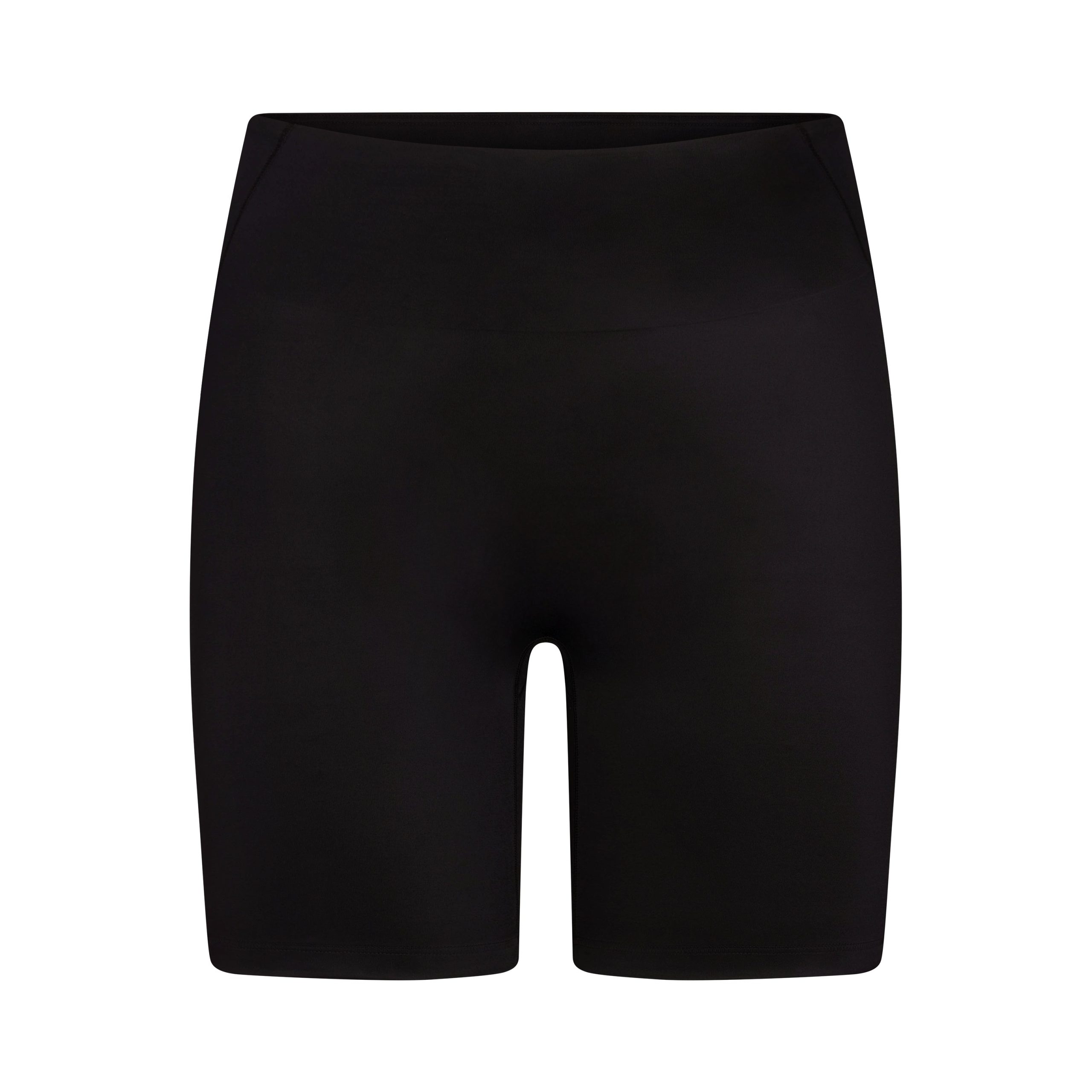 NikeSKIMS SATIN SHINE BONDED WAIST 7 BIKER SHORT | OBSIDIAN