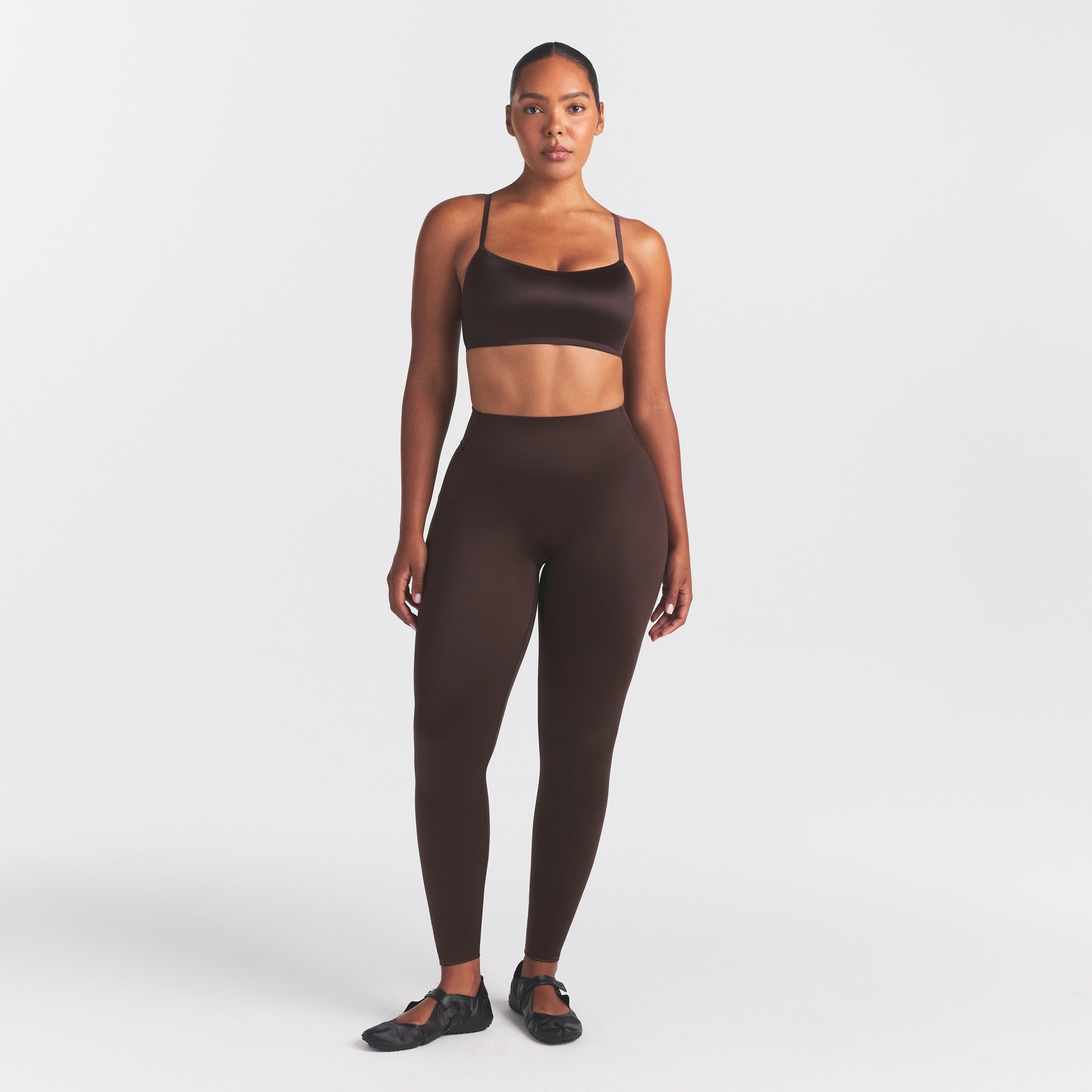 NikeSKIMS SATIN SHINE BONDED WAIST 29 LEGGING | PHOENIX - Image 2