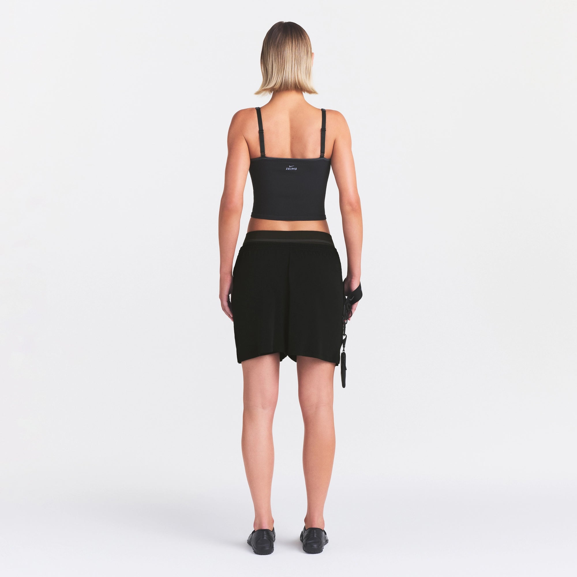 NikeSKIMS STRETCH KNIT SHORT | OBSIDIAN - Image 4