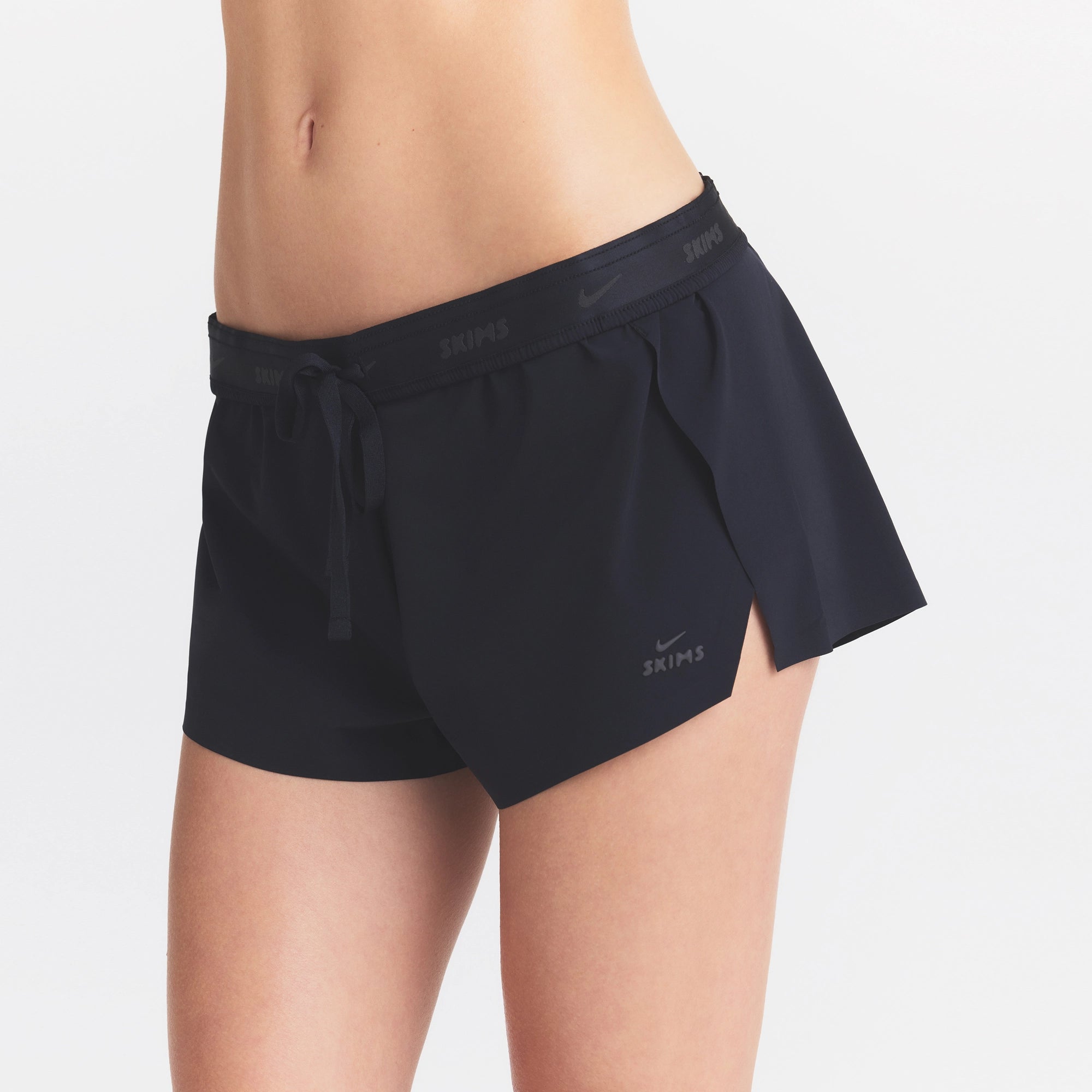 NikeSKIMS STRETCH NYLON RUNNER SHORT | OBSIDIAN - Image 3