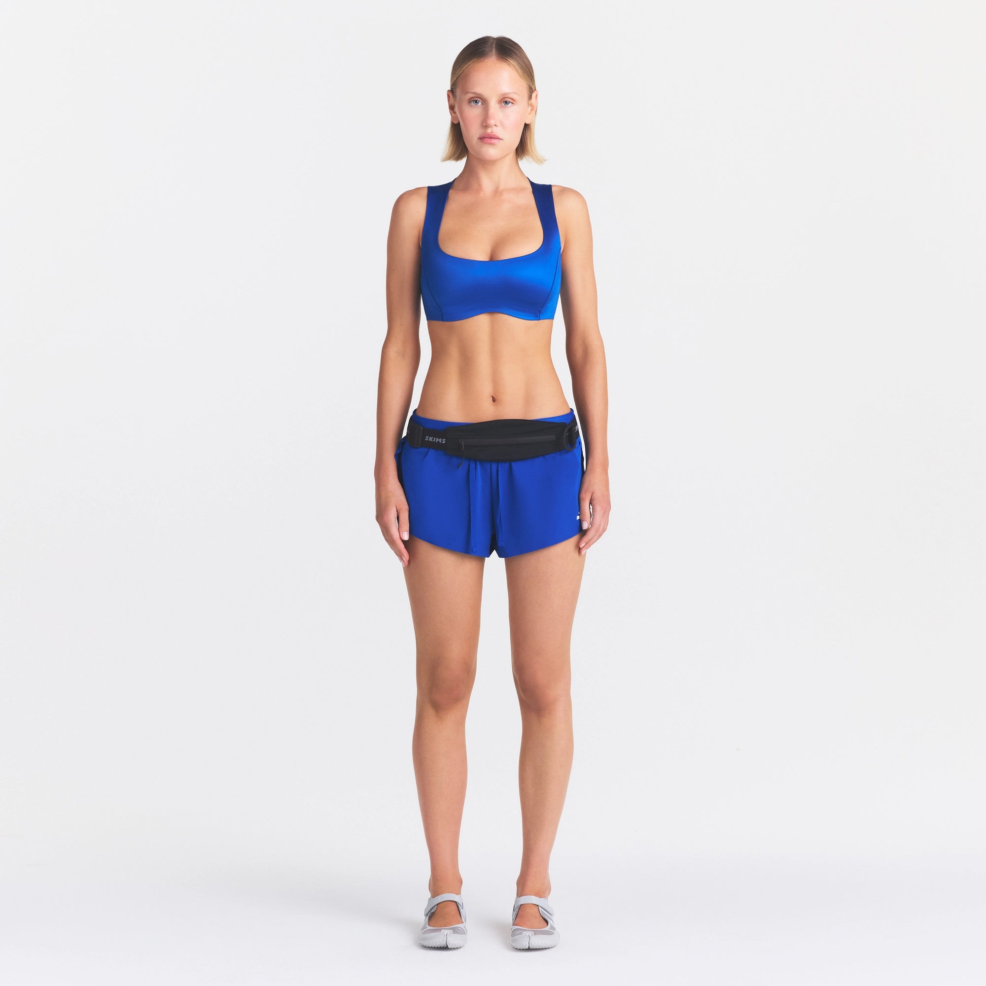 NikeSKIMS STRETCH NYLON RUNNER SHORT | COBALT - Image 2