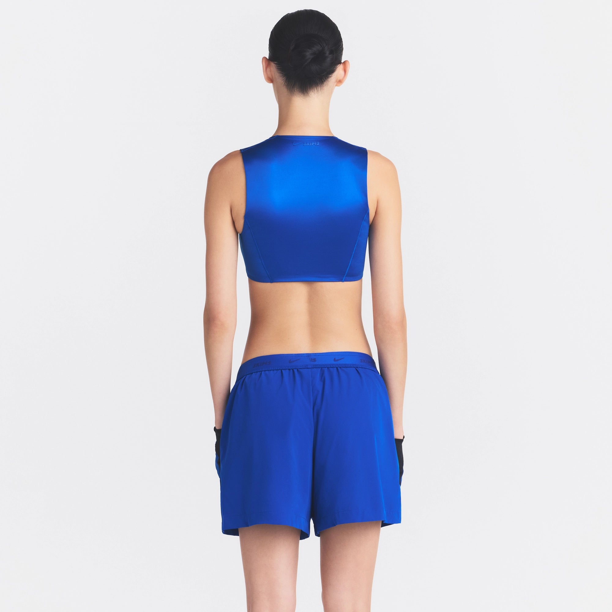 NikeSKIMS STRETCH NYLON 5 TRACK SHORT | COBALT - Image 5