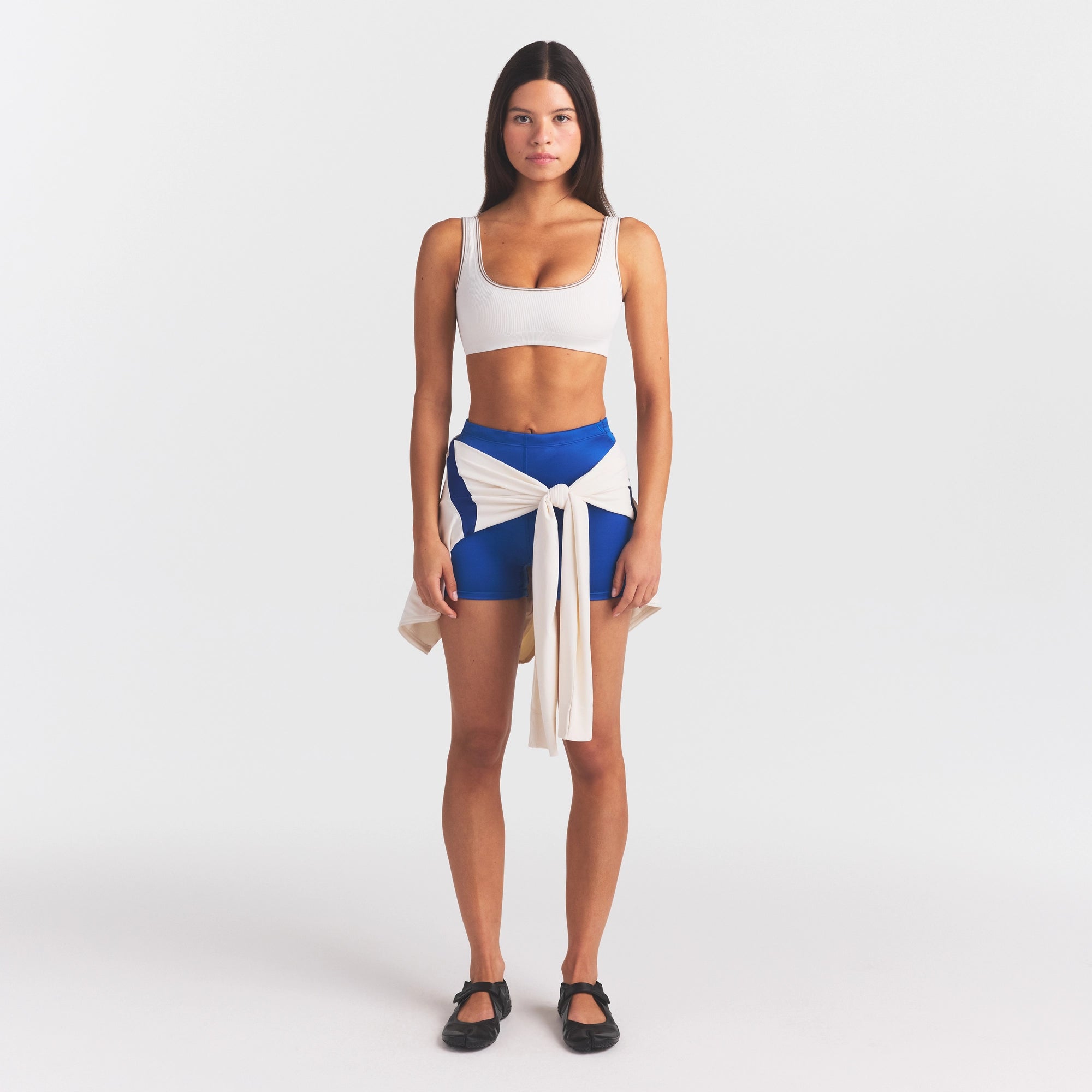 NikeSKIMS RIBBED SEAMLESS MICRO SCOOP BRA | IVORY - Image 2