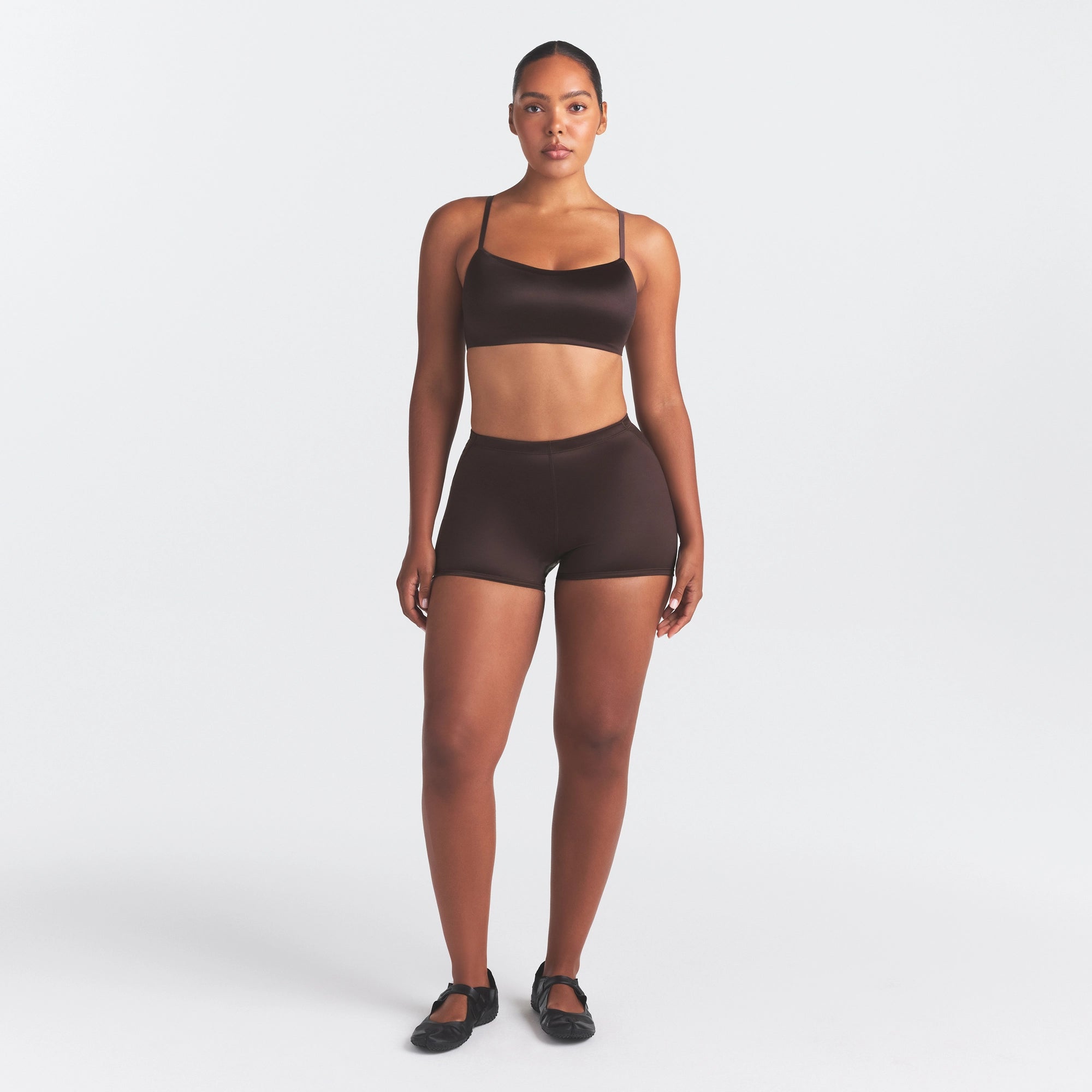 NikeSKIMS SATIN SHINE SCOOP CAMI BRA | PHOENIX - Image 2