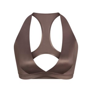 NikeSKIMS SATIN SHINE RACERBACK BRA | RESIN