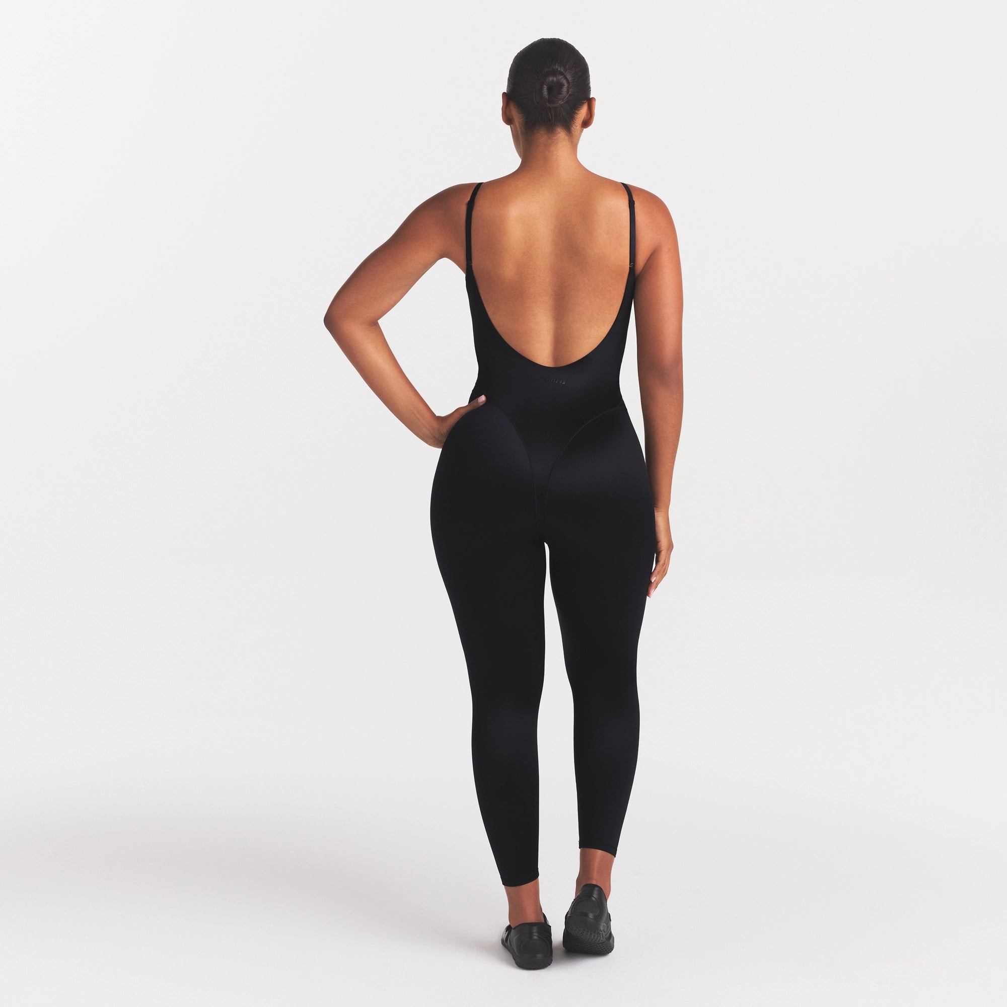 NikeSKIMS SATIN SHINE CAMI 26 ONE PIECE | OBSIDIAN - Image 5
