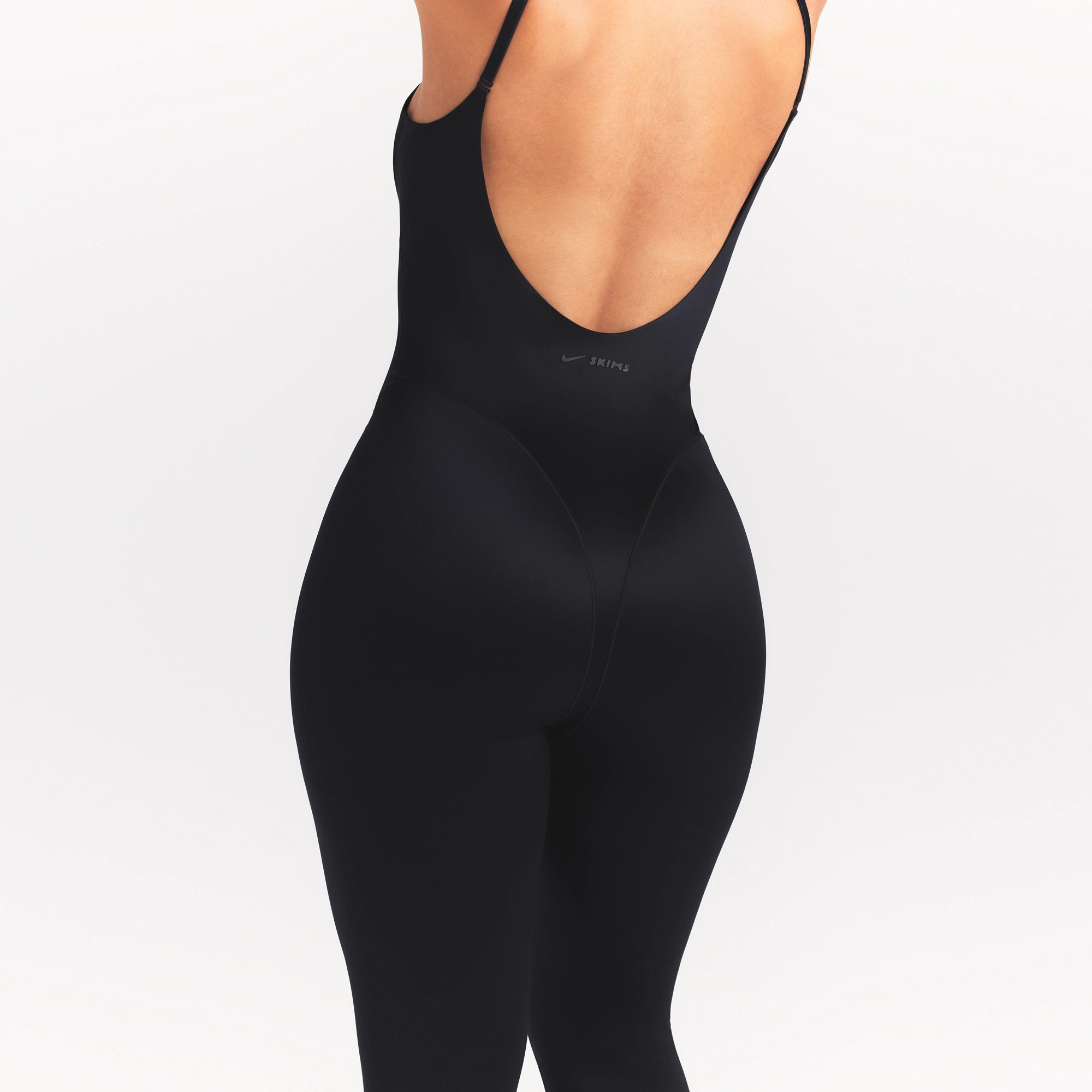 NikeSKIMS SATIN SHINE CAMI 26 ONE PIECE | OBSIDIAN - Image 4