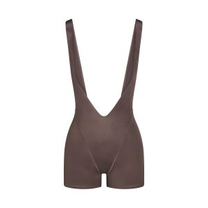 NikeSKIMS SATIN SHINE SUSPENDER 2.5 ONE PIECE | RESIN