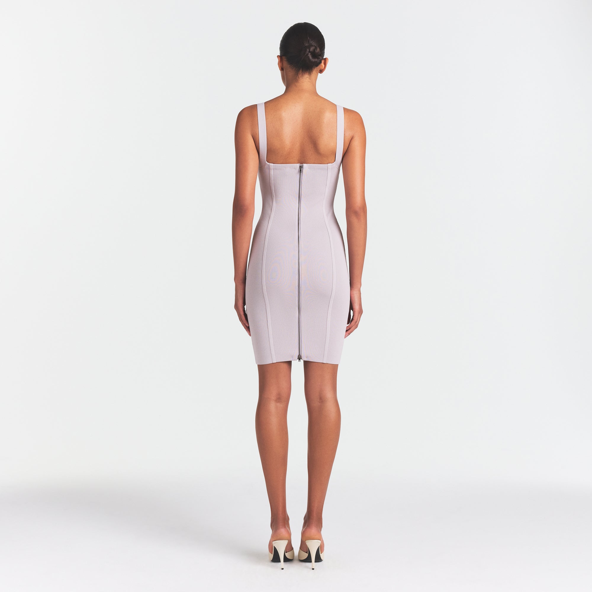 REFINED KNIT MIDI DRESS | IRIS MICA - Image 4