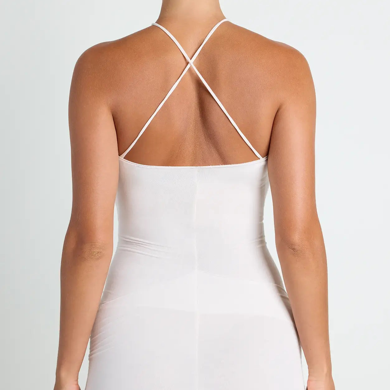 VETTESE X SKIMS SHEER MODAL LONG DRESS | ECRU - Image 5