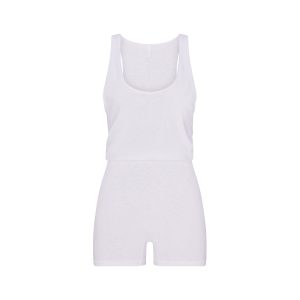 WORN IN JERSEY HEART ONESIE | SNOW