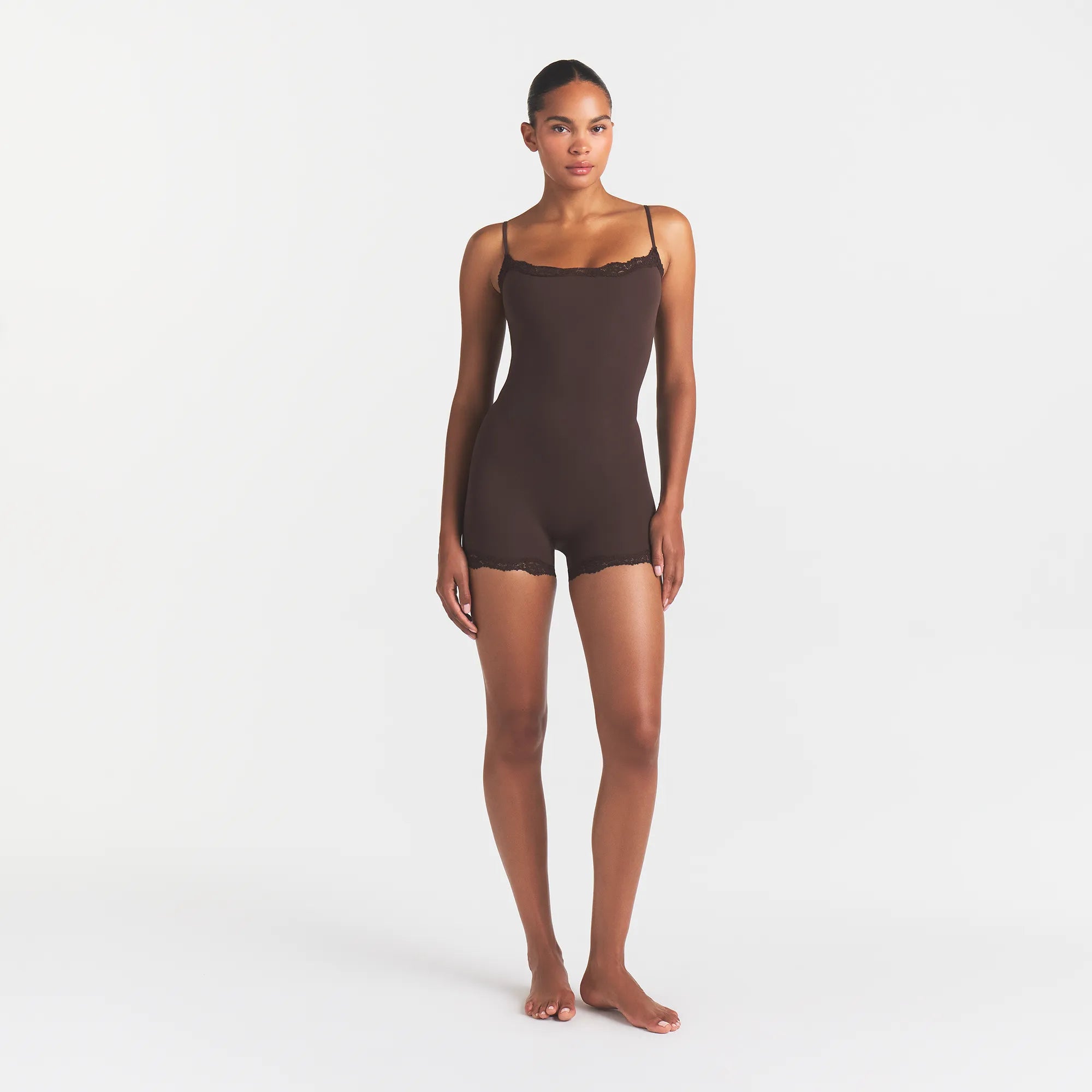 FITS EVERYBODY LACE ONESIE | ESPRESSO - Image 2