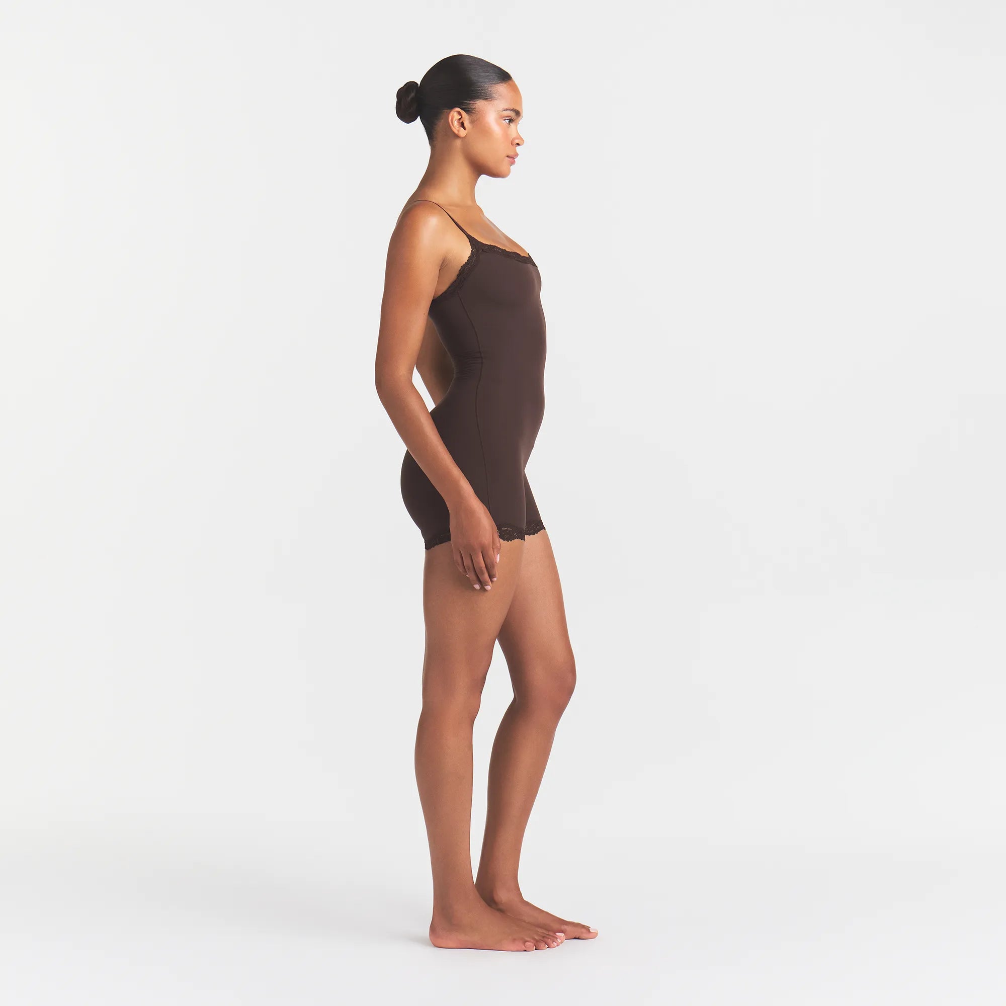 FITS EVERYBODY LACE ONESIE | ESPRESSO - Image 4