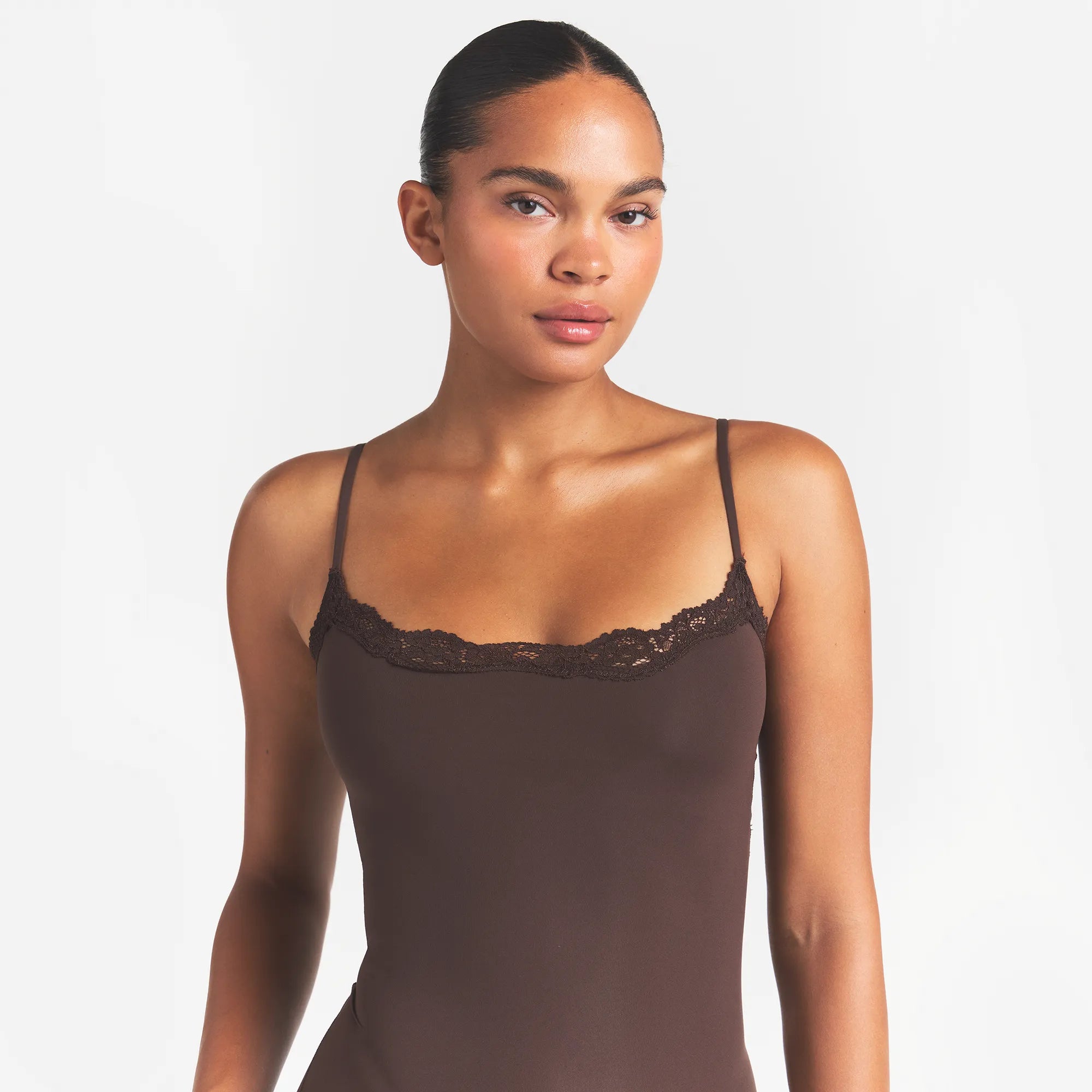 FITS EVERYBODY LACE ONESIE | ESPRESSO - Image 3