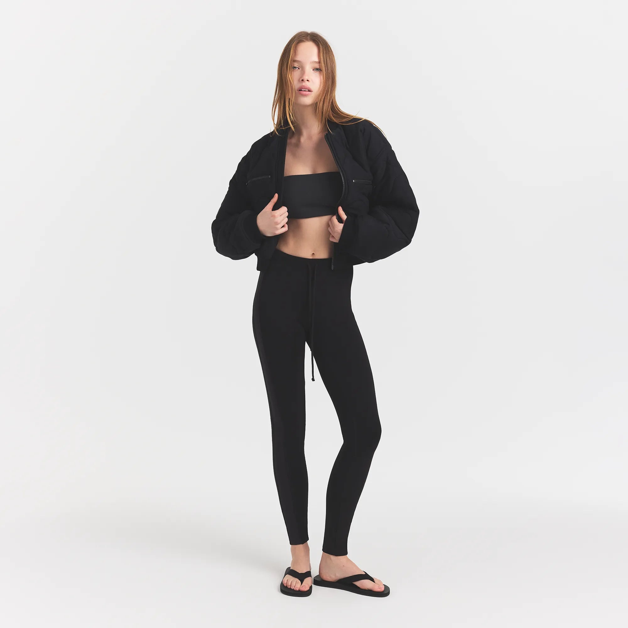 NEOPRENE OUTERWEAR REVERSIBLE BOMBER JACKET | OBSIDIAN - Image 2
